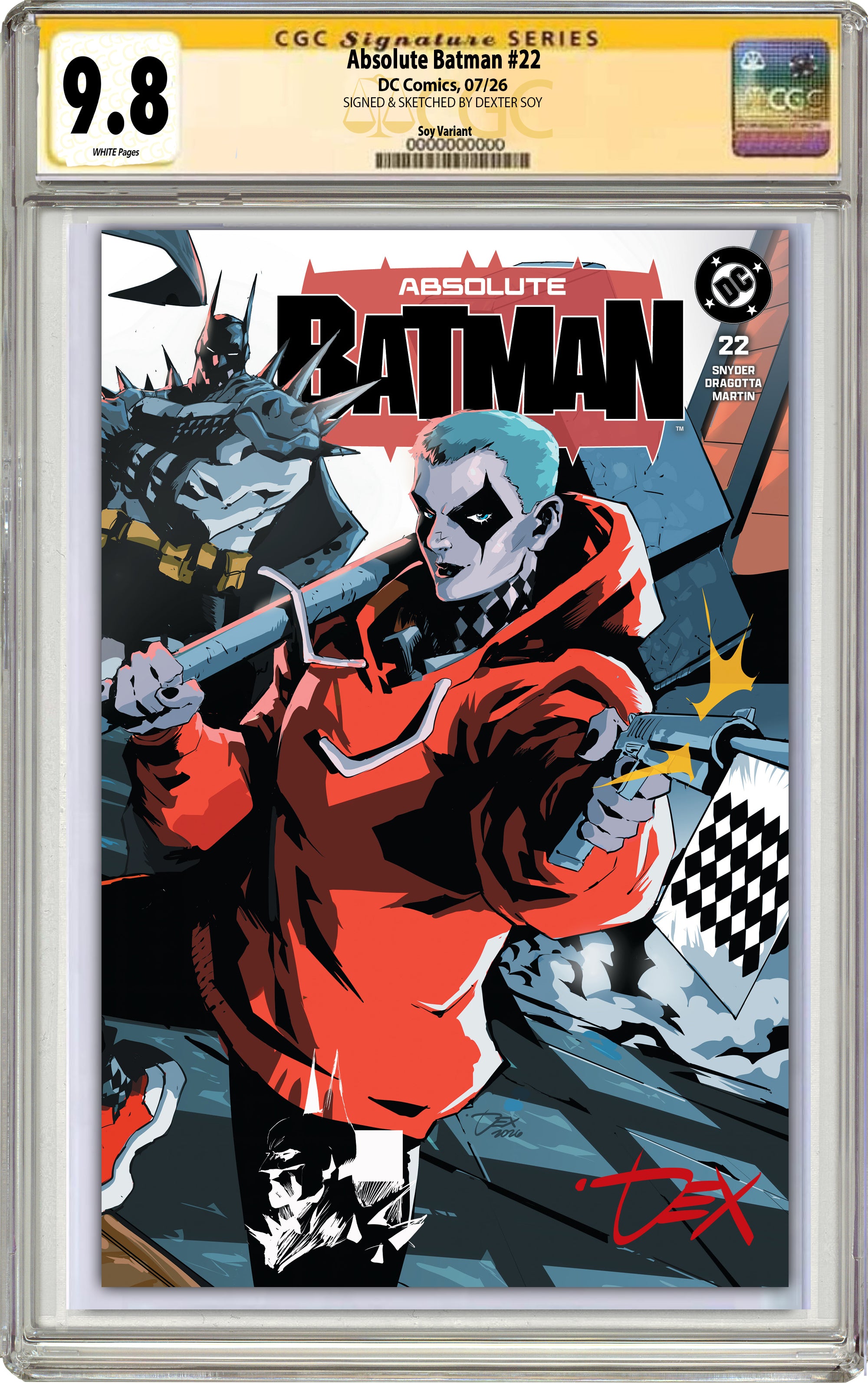 ABSOLUTE BATMAN #22 DEXTER SOY WRAPAROUND SURPRISE VARIANT