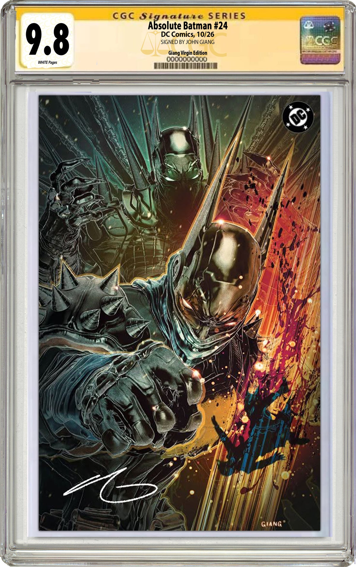 ABSOLUTE BATMAN #24 JOHN GIANG NYCC EXCLUSIVE VARIANT COVERS (CGC GRADED EDITION)