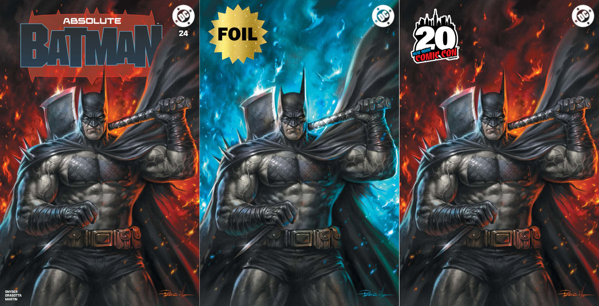 ABSOLUTE BATMAN #24 LUCIO PARRILLO NYCC EXCLUSIVE VARIANT COVERS