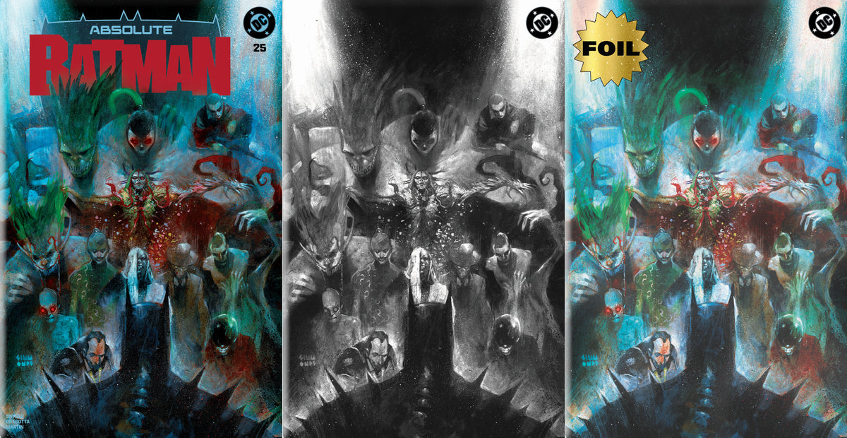 ABSOLUTE BATMAN #25 MARTIN SIMMONDS EXCLUSIVE VARIANT COVERS