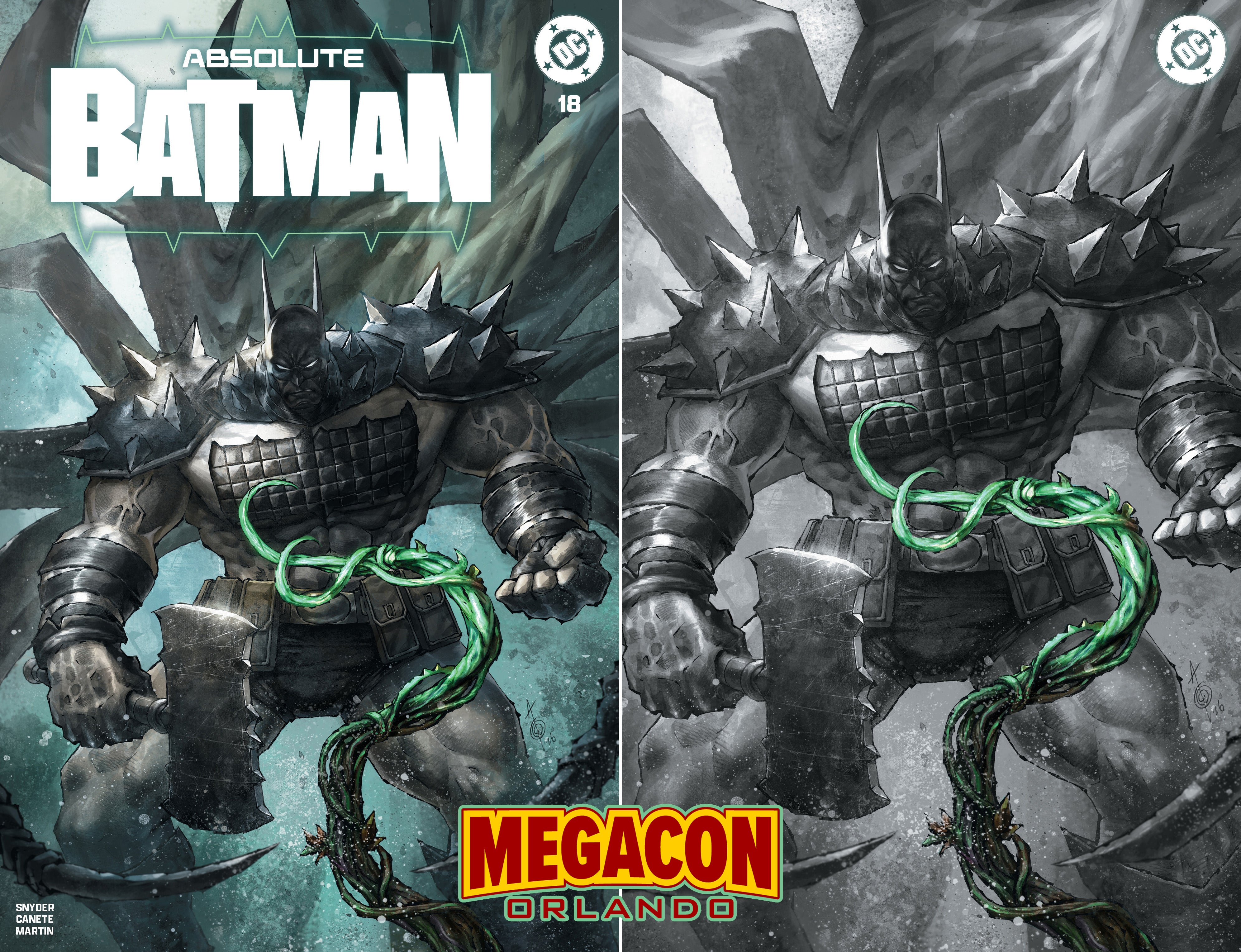 ABSOLUTE BATMAN 18 ALAN QUAH MEGACON EXCLUSIVE VARIANT COVERS