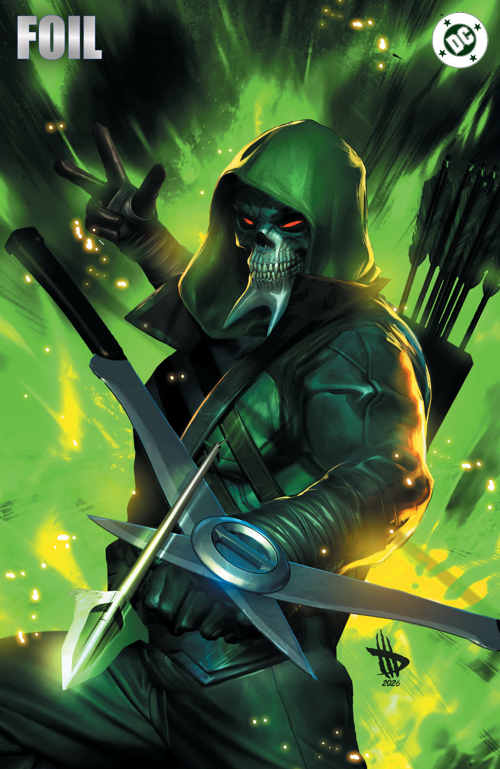 ABSOLUTE GREEN ARROW #1 DAVE WILKINS EXCLUSIVE VARIANT COVERS