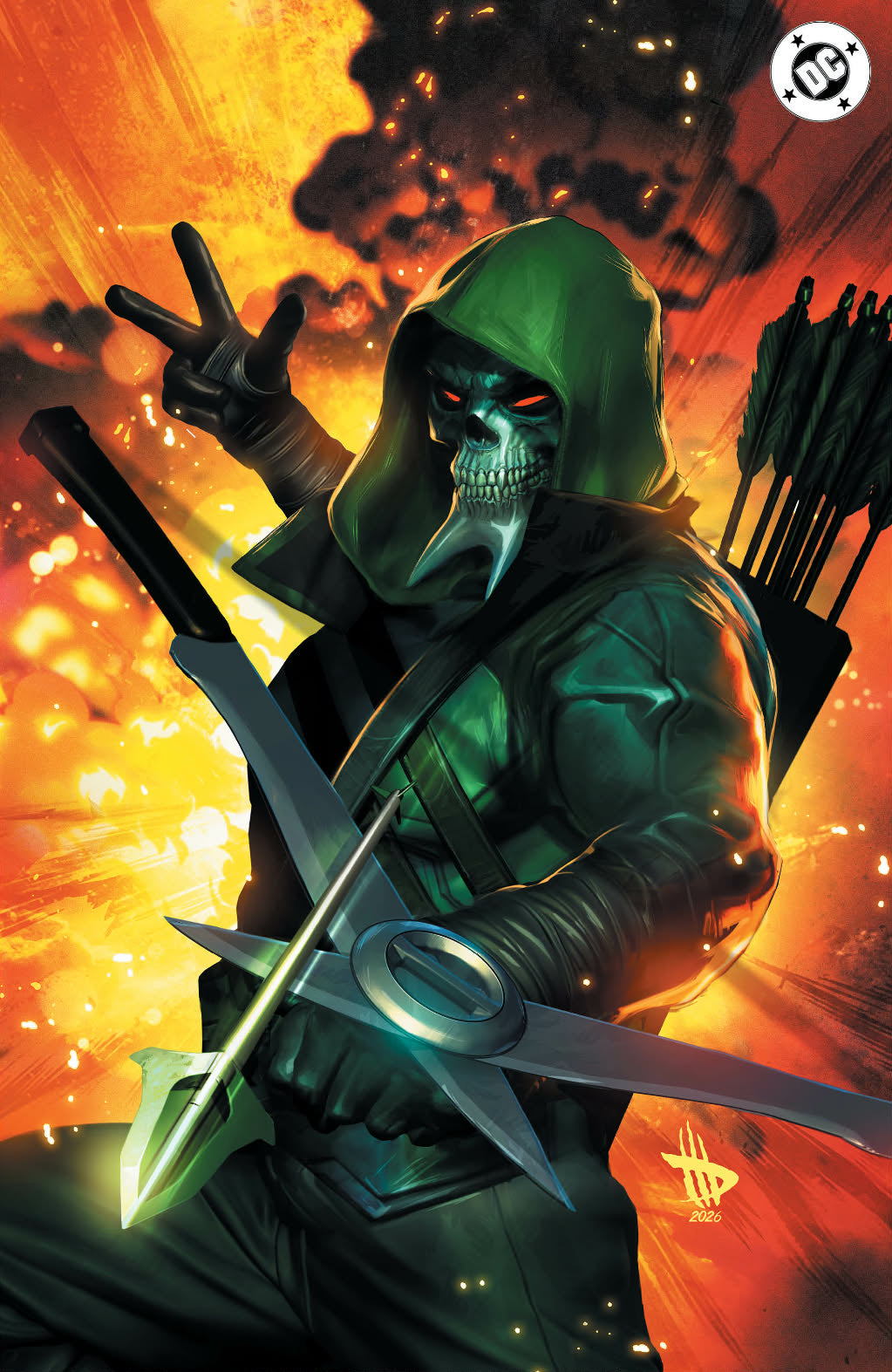 ABSOLUTE GREEN ARROW #1 DAVE WILKINS EXCLUSIVE VARIANT COVERS