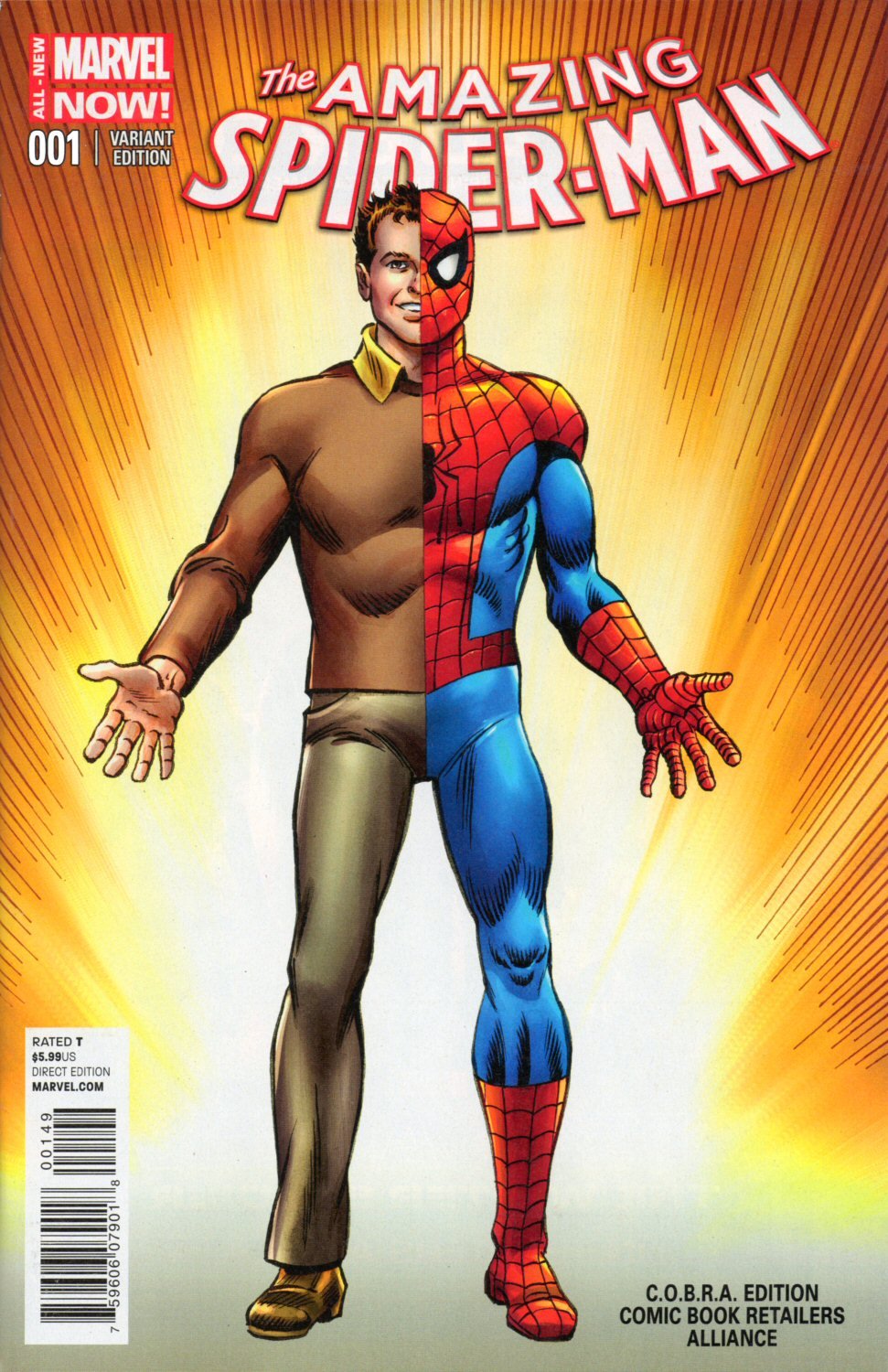 AMAZING SPIDER-MAN #1 ROMITA SR. COBRA EXCLUSIVE VARIANT (M34)(M237)