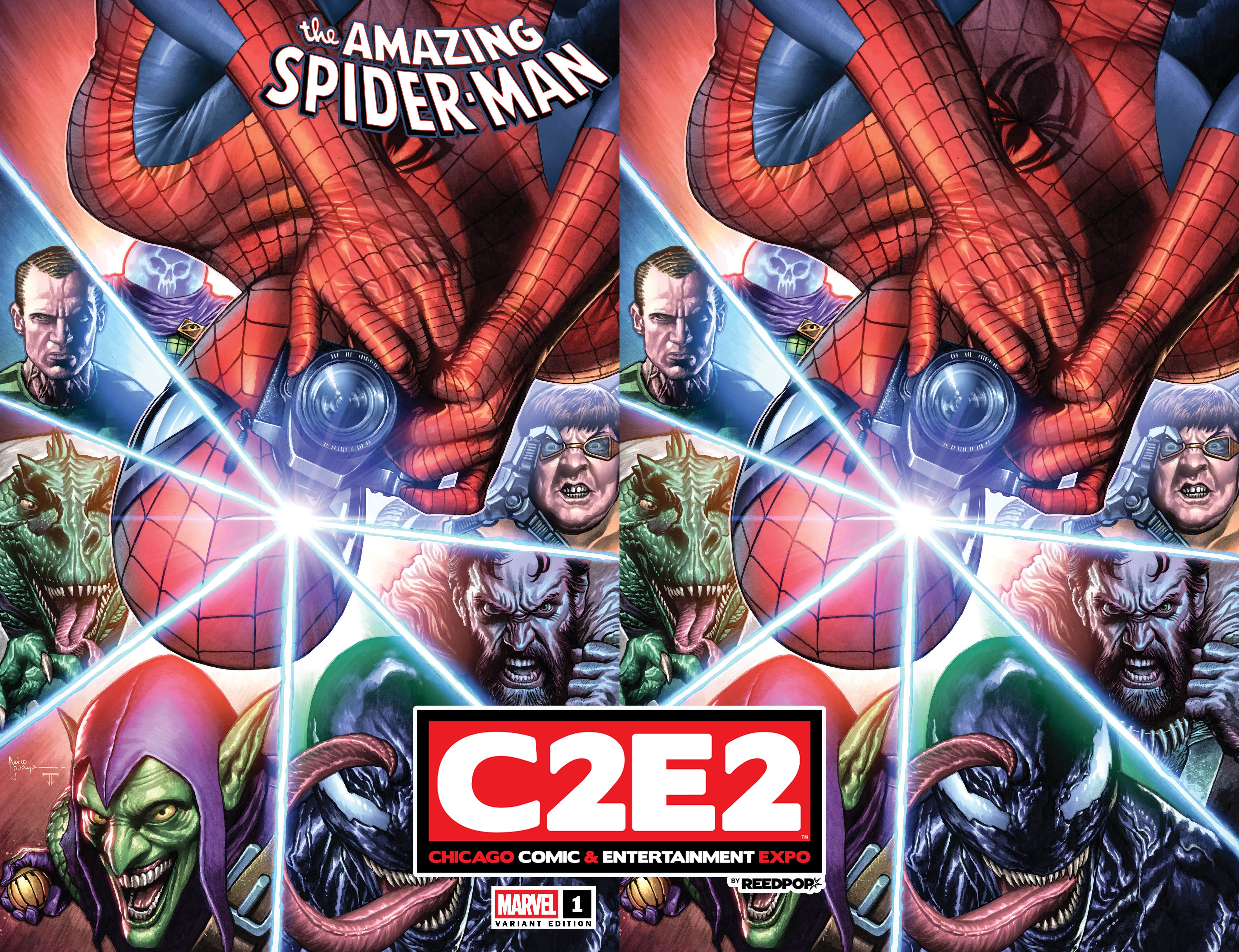 AMAZING SPIDER-MAN #1 MICO SUAYAN C2E2 EXCLUSIVE "SNAPSHOT!!!" VARIANT OPTIONS 04-09-25