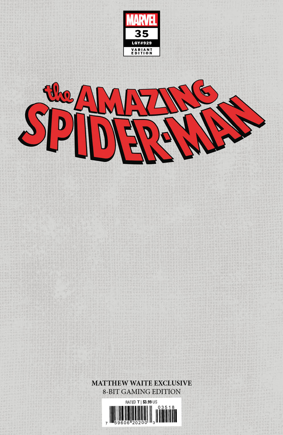 AMAZING SPIDER-MAN 35 MATTHEW WAITE 8-BIT GAMING EDITION 10/11/23