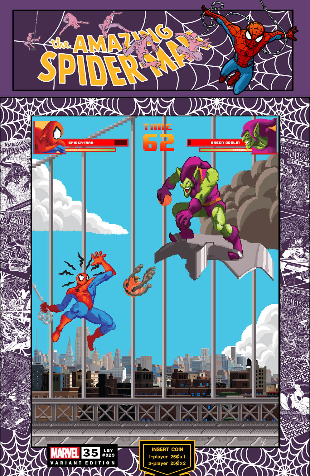 AMAZING SPIDER-MAN 35 MATTHEW WAITE 8-BIT GAMING EDITION 10/11/23