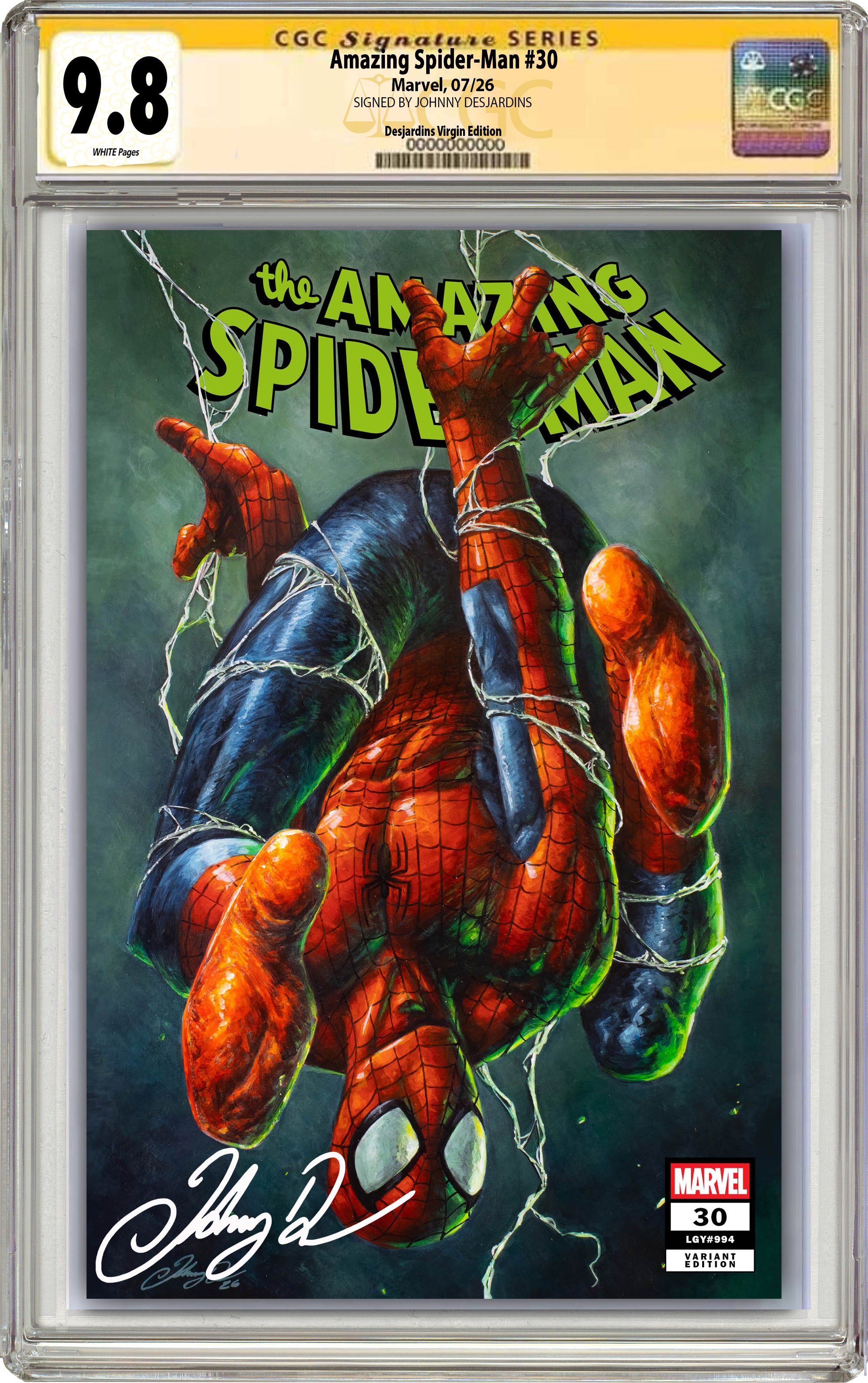 AMAZING SPIDER-MAN #30 JOHNNY DESJARDINS HEROES CON EXCLUSIVE VARIANT COVERS