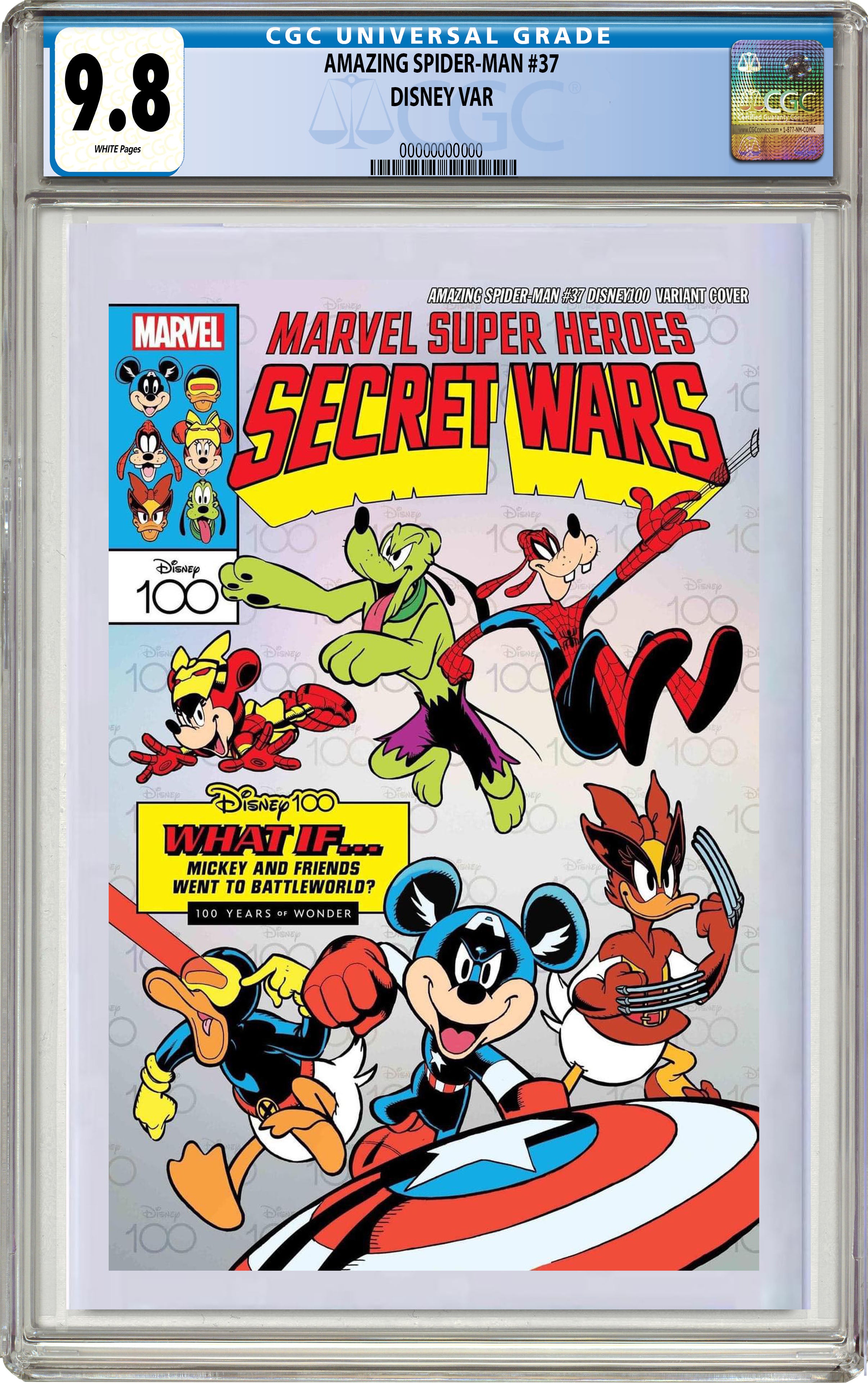 AMAZING SPIDER-MAN 37 DISNEY100 VARIANT - 11/08/23 - CGC 9.8 (INSTOCK) C25, C29