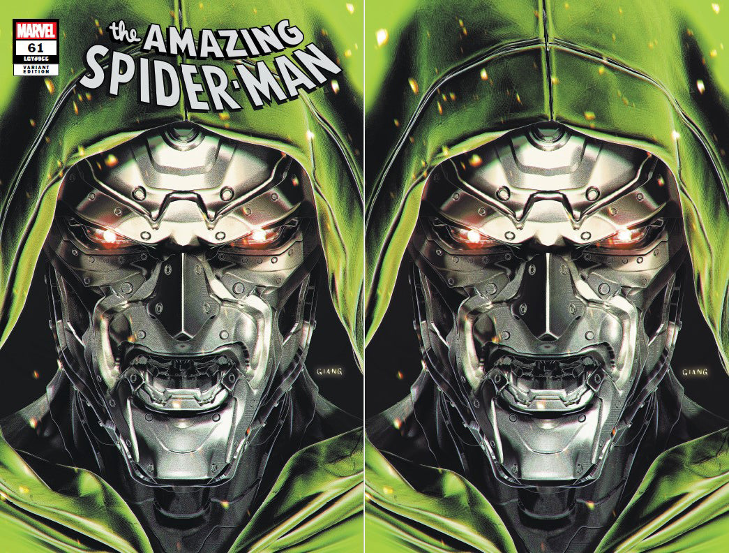 AMAZING SPIDER-MAN #61 JOHN GIANG EXCLUSIVE DOOM NEGATIVE BLEED OPTION