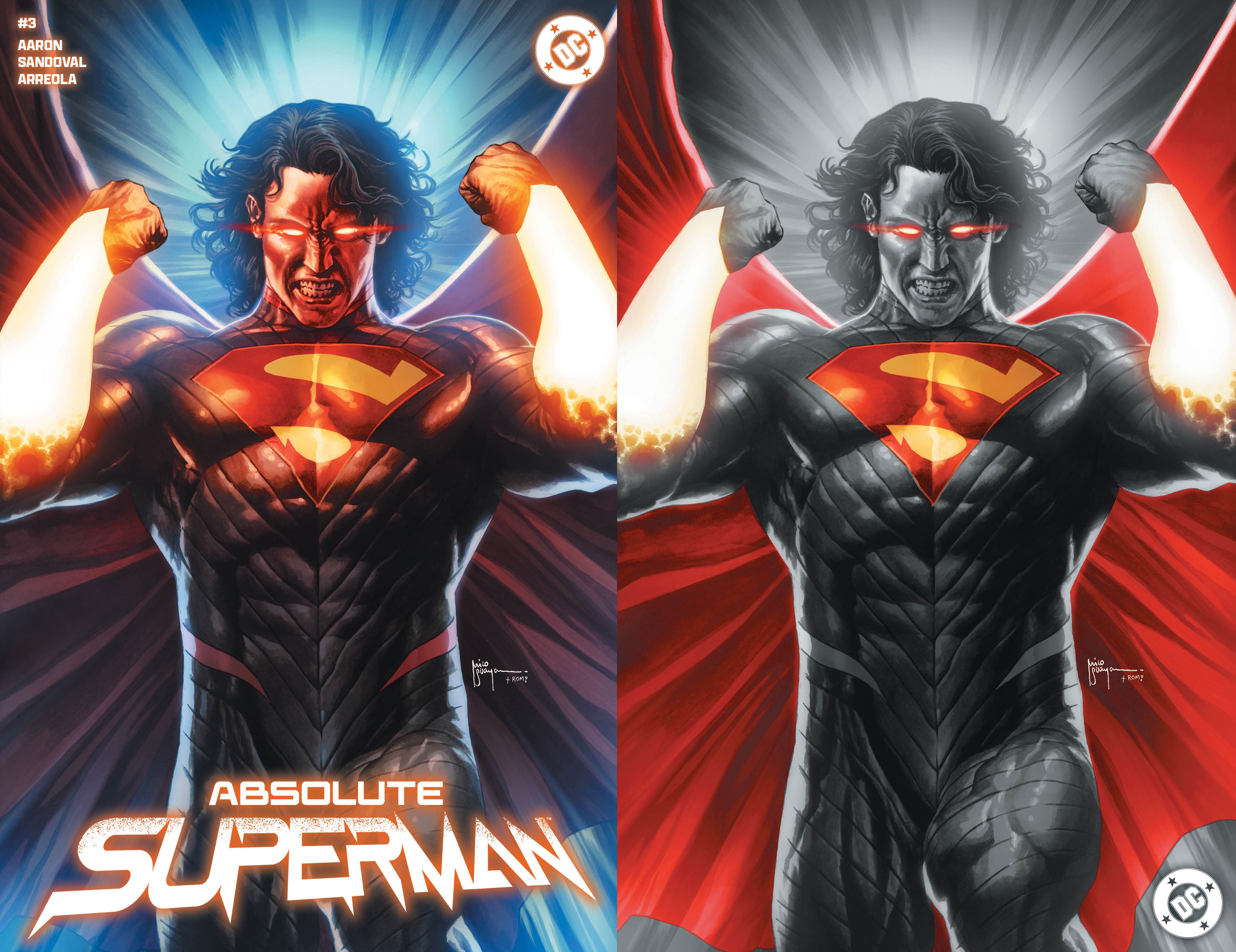 ABSOLUTE SUPERMAN #3 MICO SUAYAN MEGACON EXCLUSIVE VARIANT OPTIONS