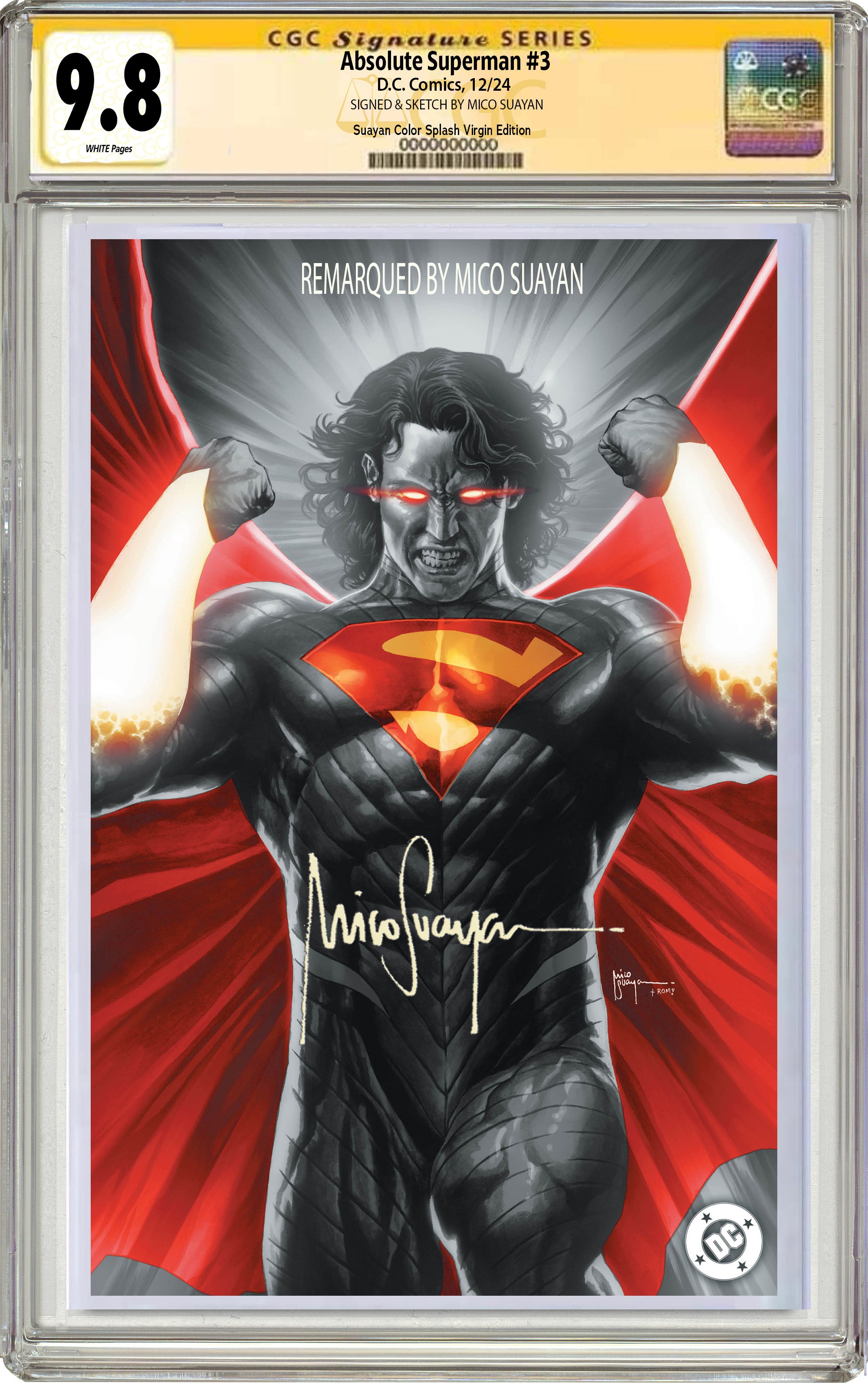 ABSOLUTE SUPERMAN #3 MICO SUAYAN MEGACON EXCLUSIVE VARIANT OPTIONS
