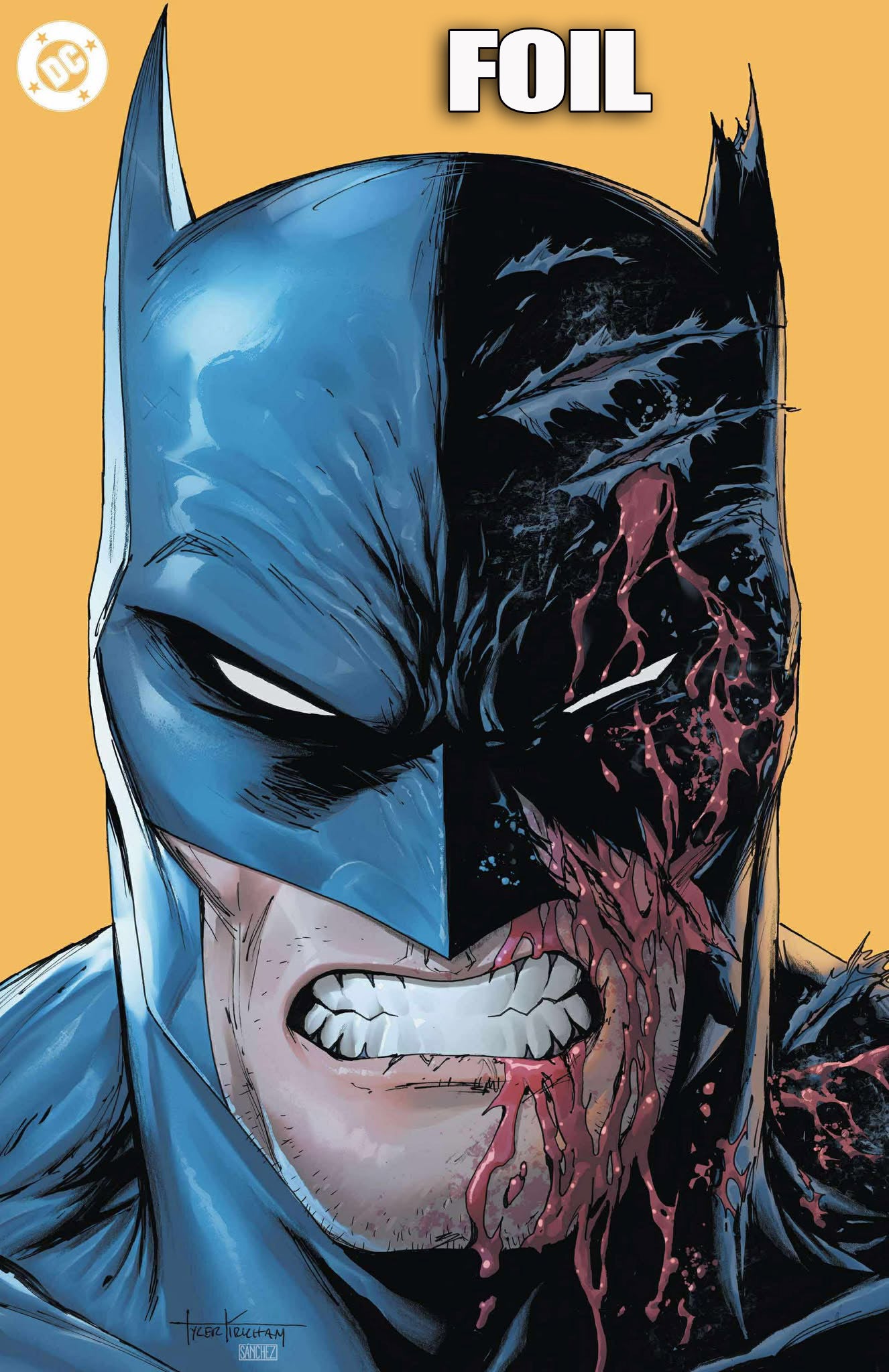 BATMAN #1 TYLER KIRKHAM BATTLE DAMAGED EXCLUSIVE VARIANT COVERS