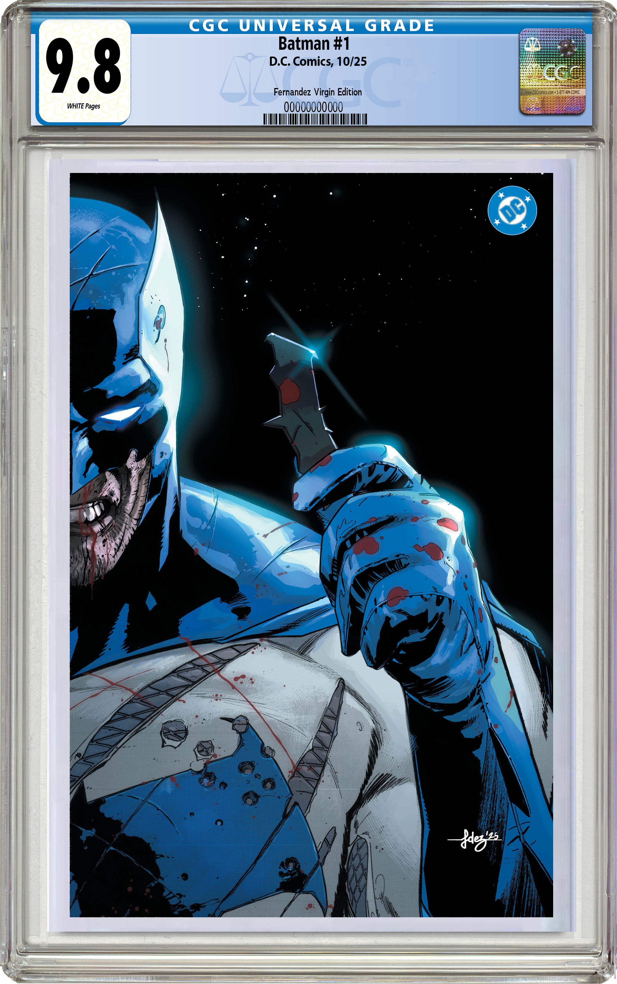 BATMAN #1 JAVIER FERNANDEZ NYCC BATTLE DAMAGED EXCLUSIVE VARIANT COVERS