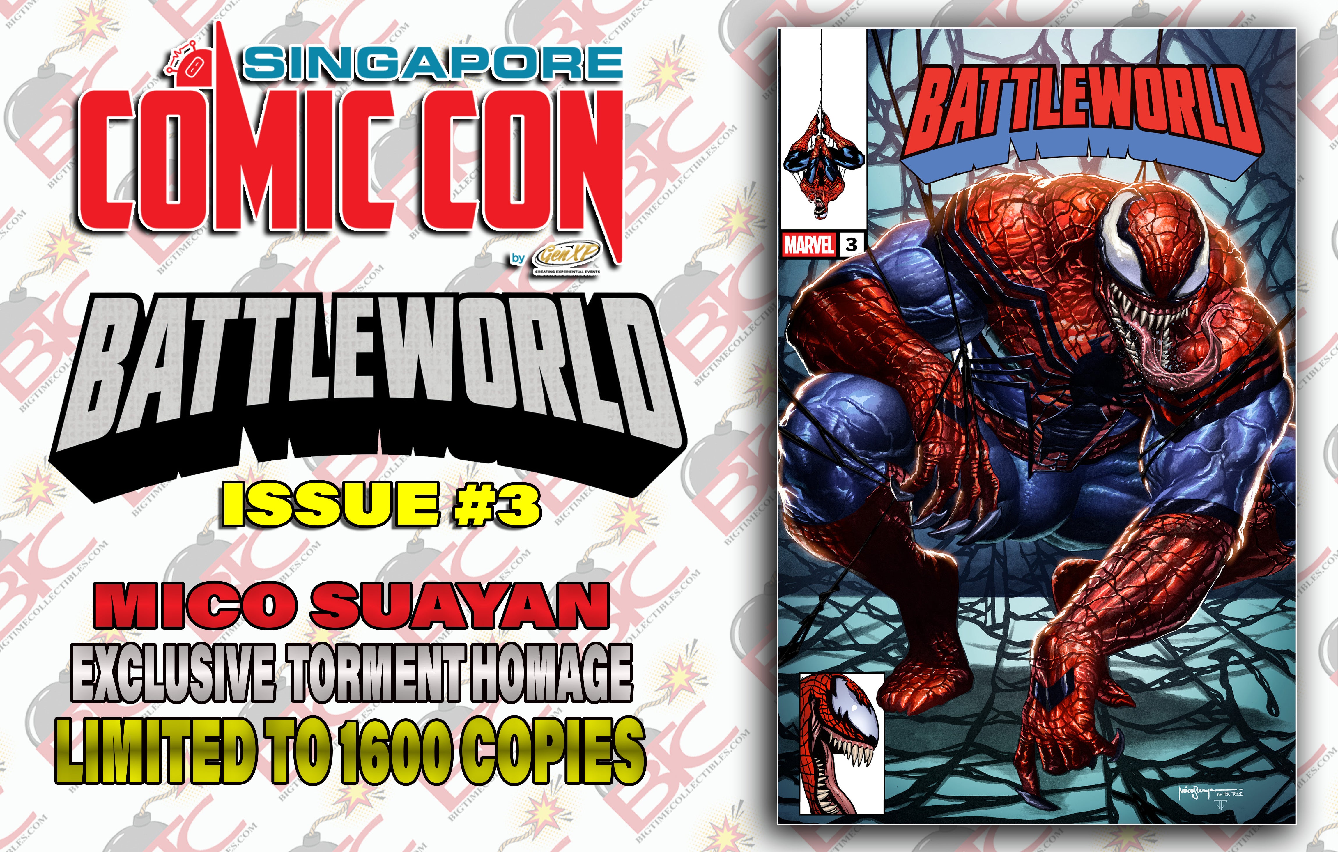 BATTLEWORLD #3 MICO SUAYAN SGCC EXCLUSIVE TORMENT VARIANT COVERS