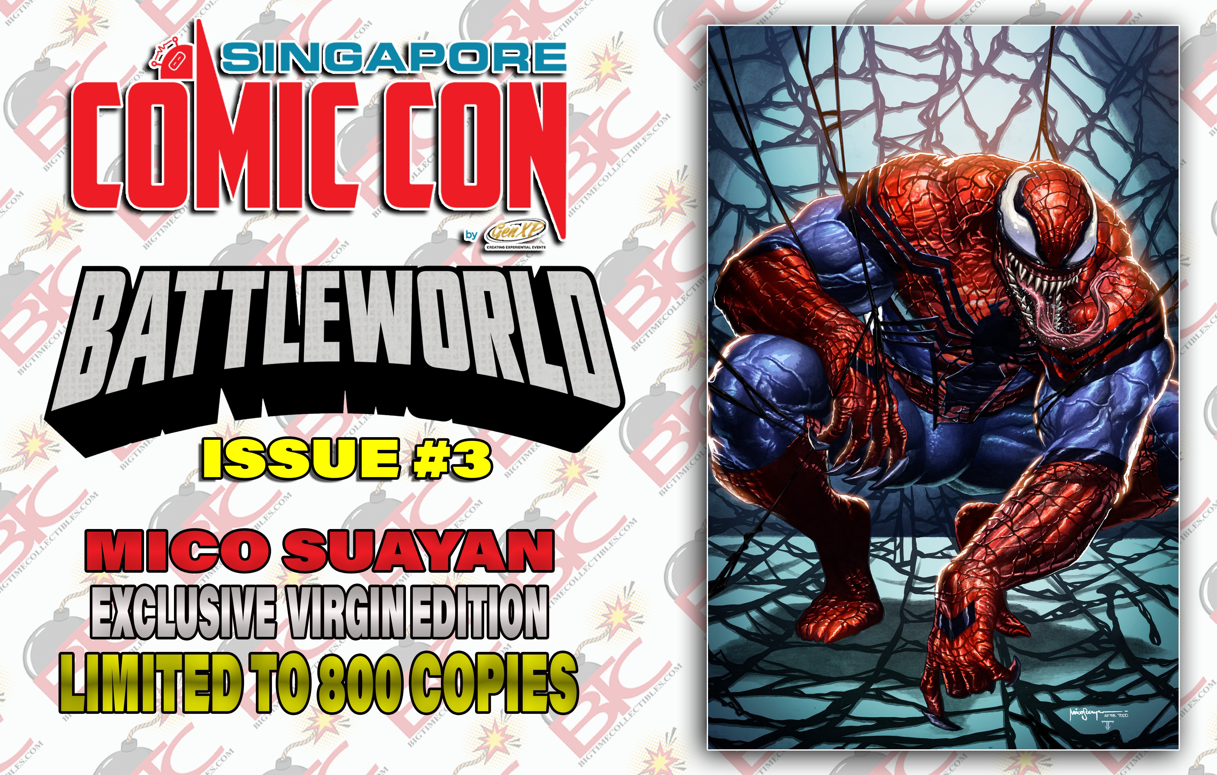 BATTLEWORLD #3 MICO SUAYAN SGCC EXCLUSIVE TORMENT VARIANT COVERS