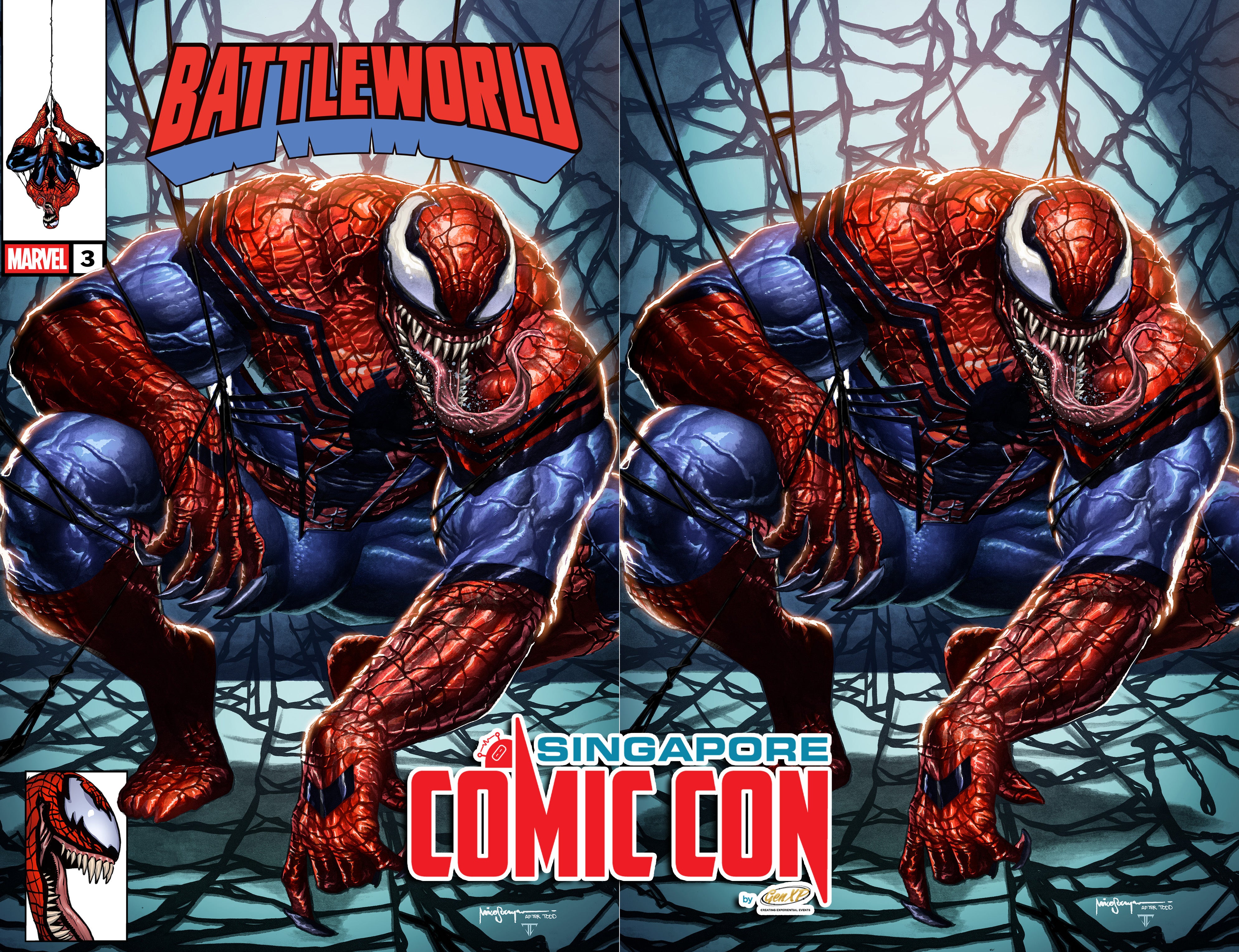 BATTLEWORLD #3 MICO SUAYAN SGCC EXCLUSIVE TORMENT VARIANT COVERS