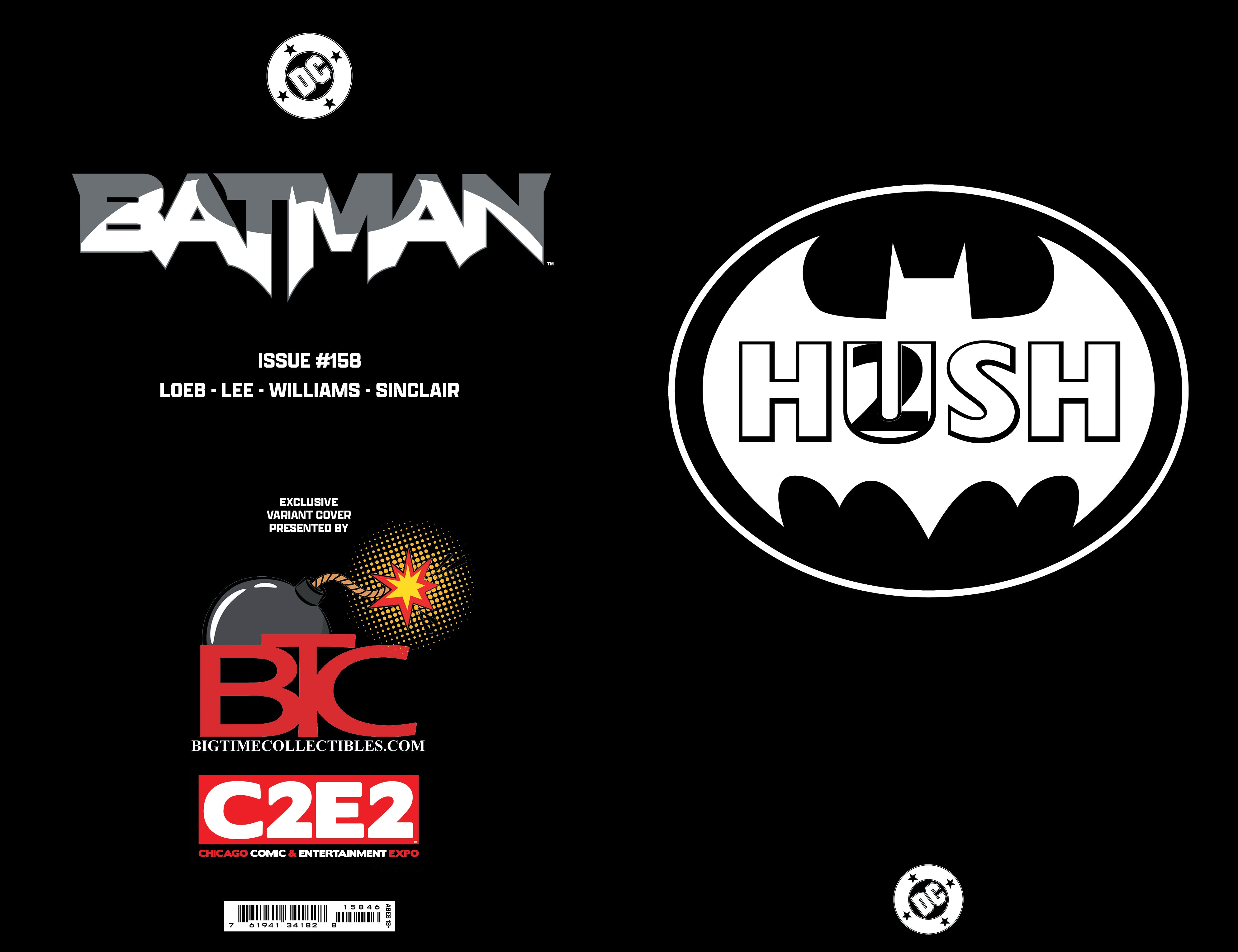 BATMAN #158 HUSH LOGO C2E2 SECRET DROP(D37)