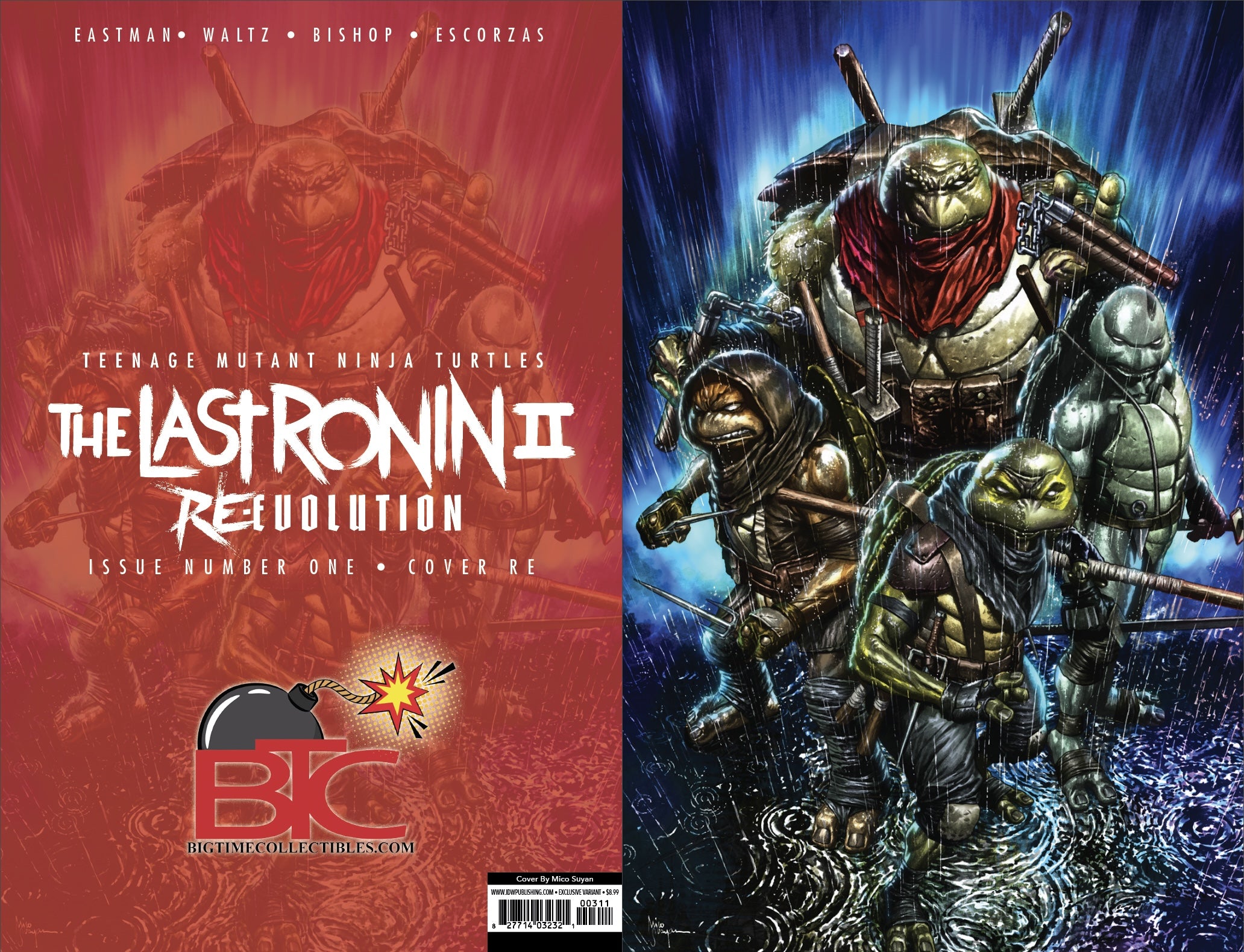 Teenage Mutant Ninja Turtles: The Last Ronin II--Re-Evolution #1 MICO SUAYAN EXCLUSIVE VIRGIN VARIANT OPTIONS - 03/06/24