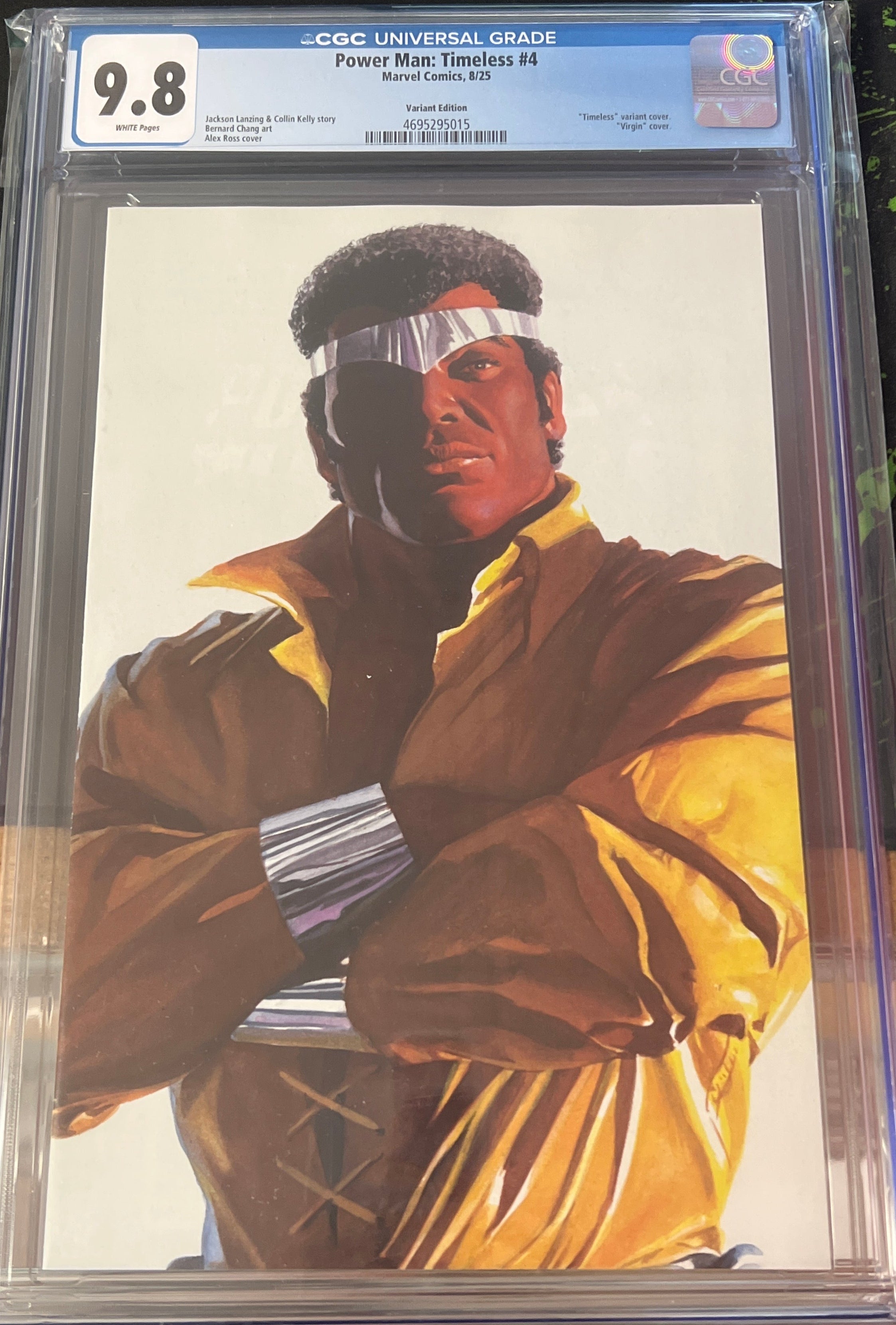 POWER MAN: TIMELESS #4 ALEX ROSS TIMELESS VIRGIN VARIANT CGC 9.8 (C85)
