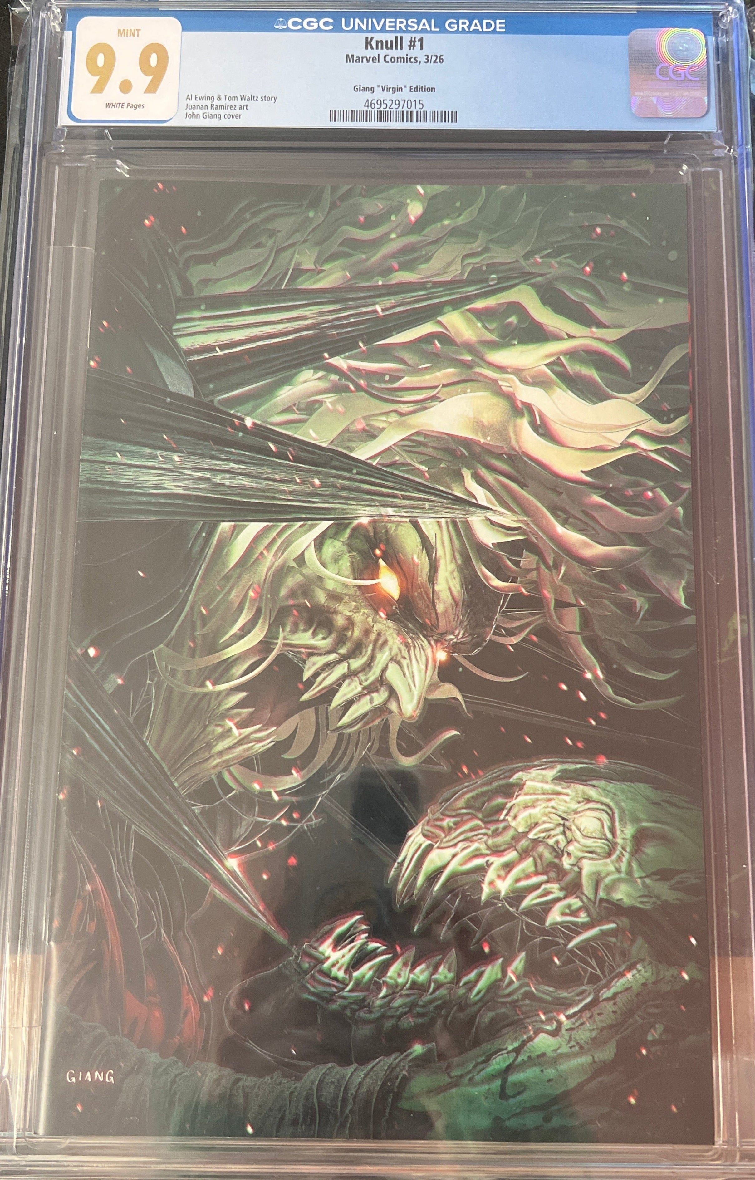 KNULL #1 JOHN GIANG FANEXPO NEW ORLEANS EXCLUSIVE VARIANT VIRGIN EDITION CGC 9.9 MINT (C86)