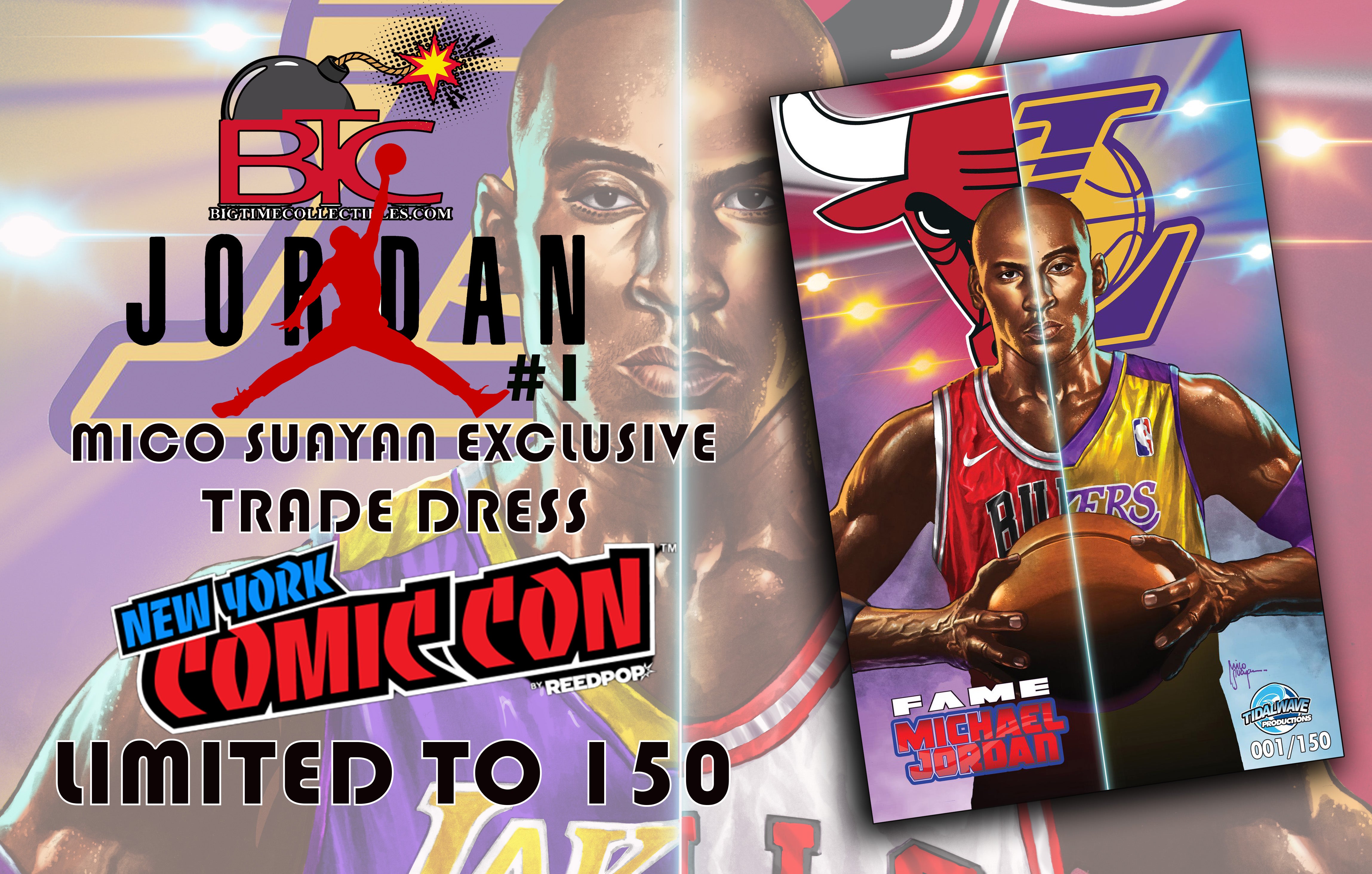 MICHAEL JORDAN #1 MICO SUAYAN NYCC EXCLUSIVE GOAT SERIES