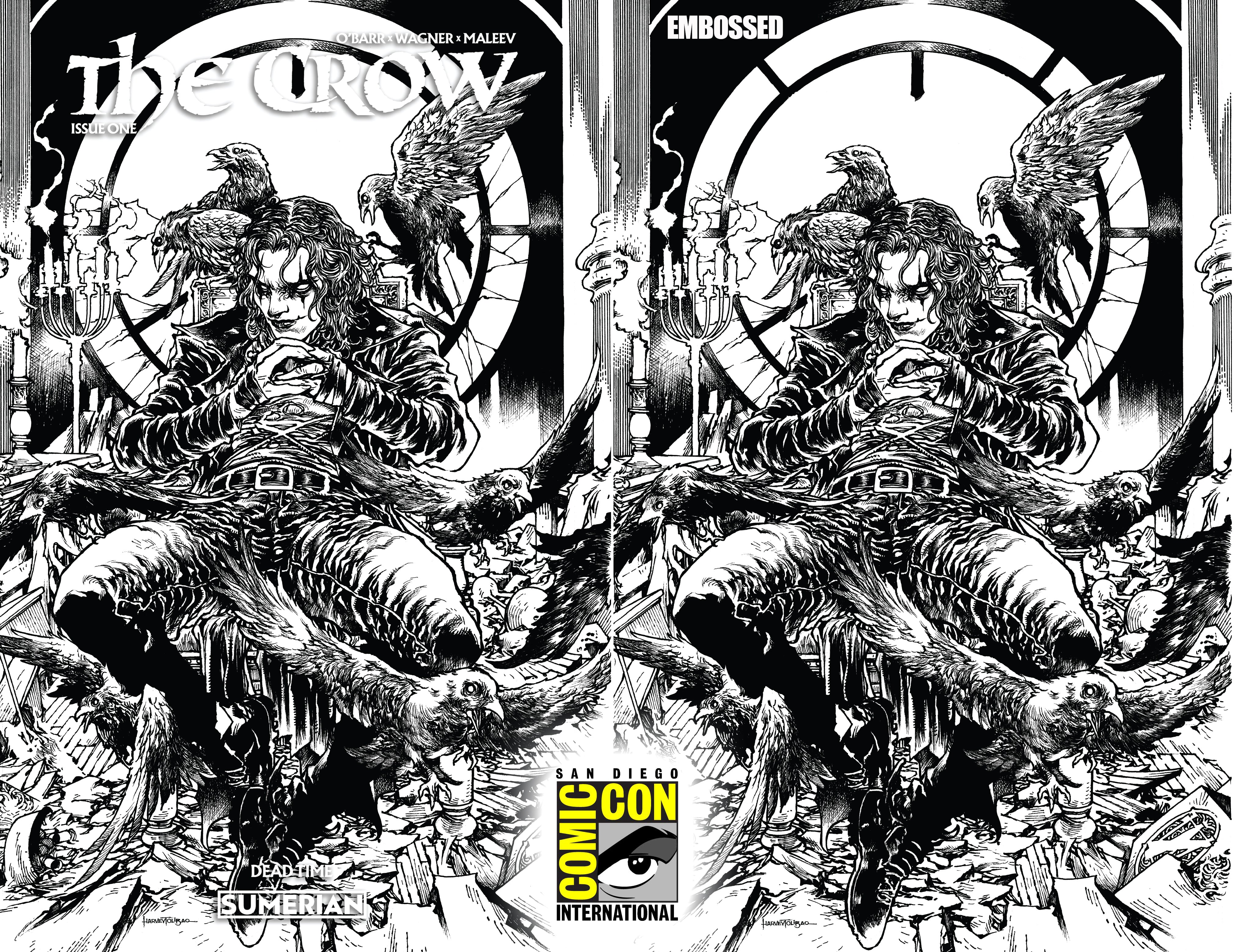 CROW DEAD TIME #1 HARVEY TOLIBAO SDCC EXCLUSIVE VARIANT COVERS