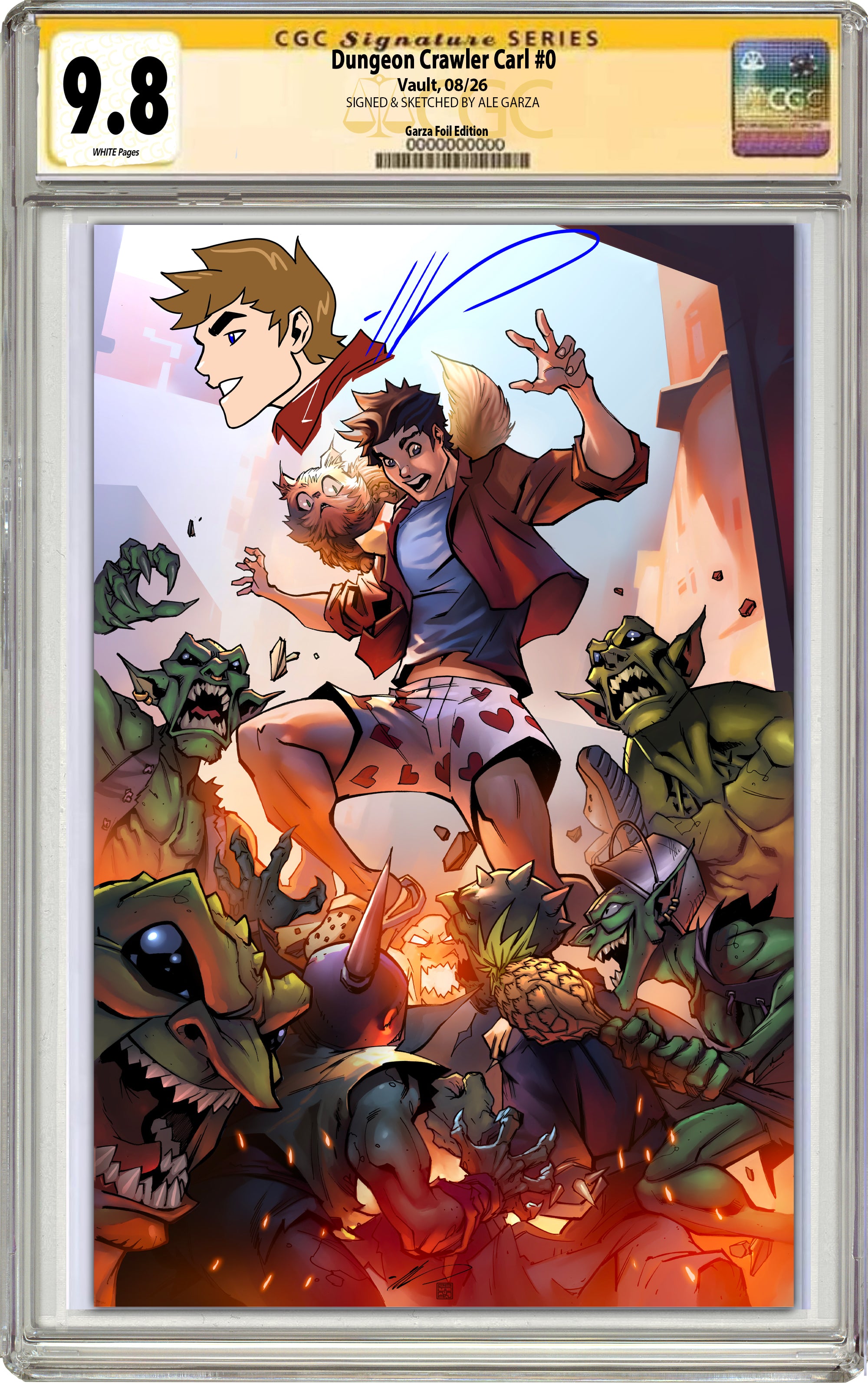 DUNGEON CRAWLER CARL SPECIAL EDITION #0 ALE GARZA SDCC EXCLUSIVE FOIL EDITION