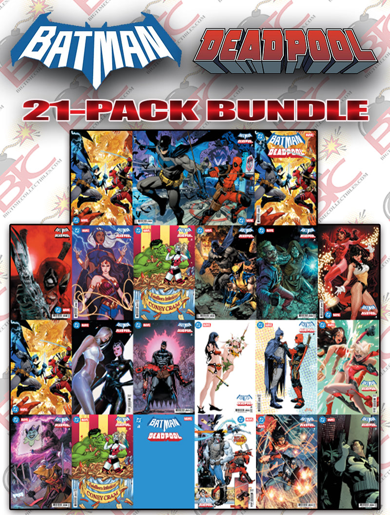DC MARVEL BATMAN DEADPOOL #1 BTC 21-PACK BUNDLE [EXPECTED RELEASE DATE