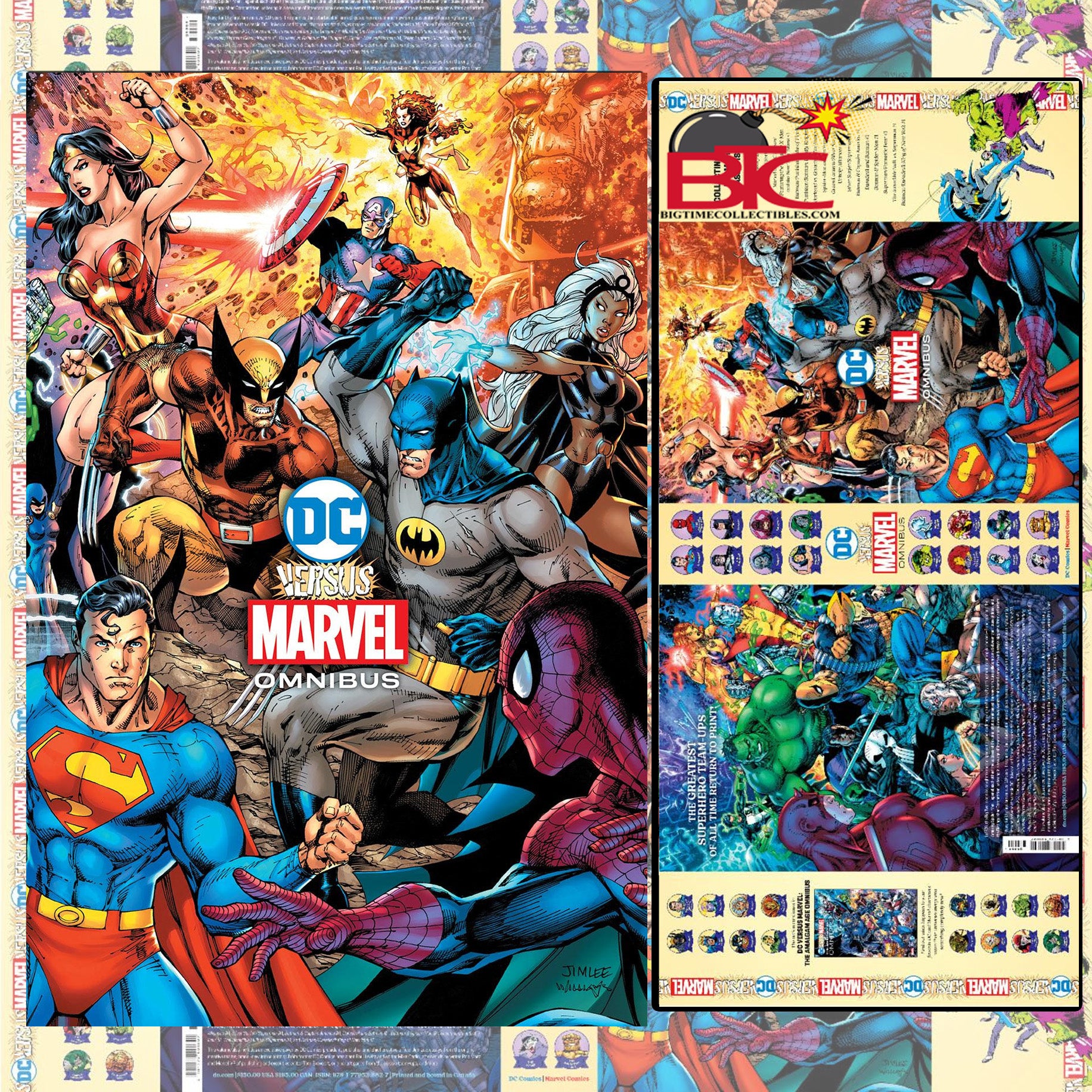 DC VERSUS MARVEL OMNIBUS HC DIRECT MARKET EXCLUSIVE JIM LEE & SCOTT WI