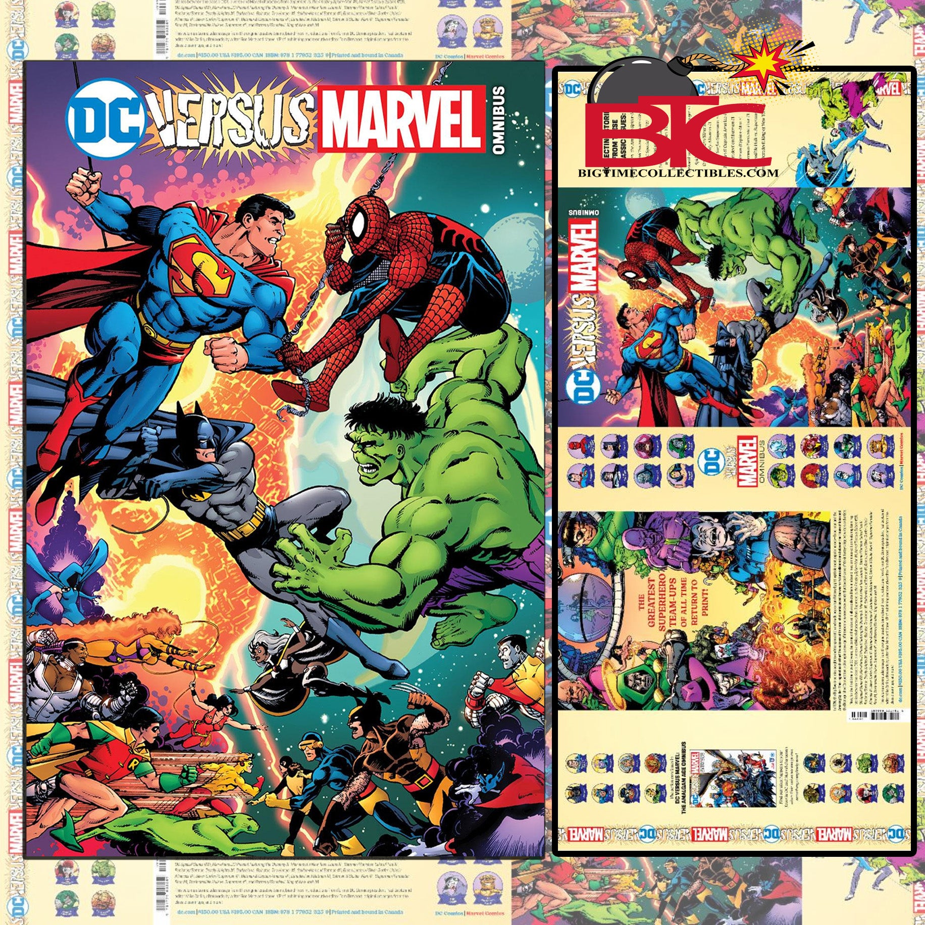 DC VERSUS MARVEL OMNIBUS HC GEORGE PEREZ CVR 10/30/24
