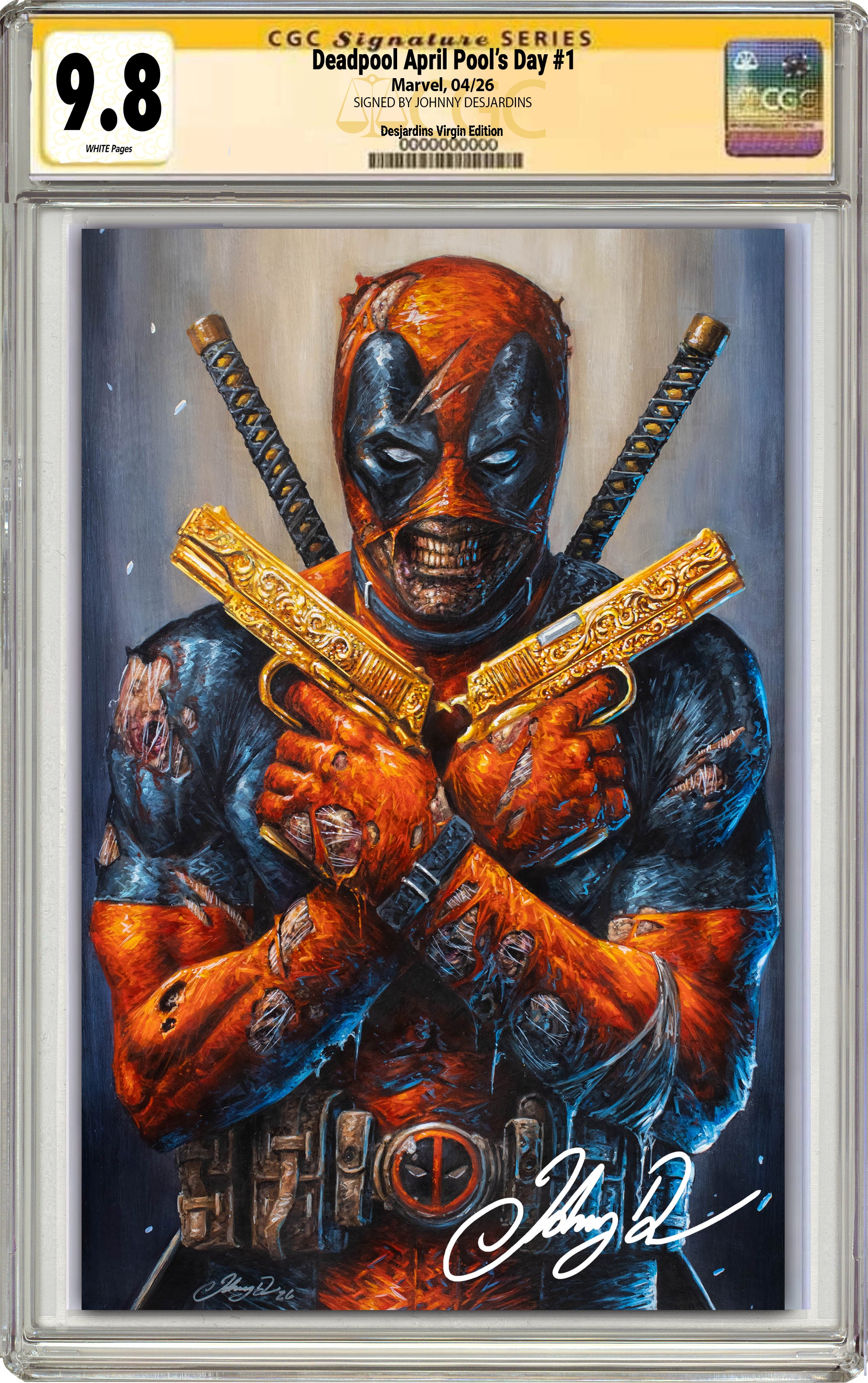 DEADPOOL APRIL POOL'S DAY #1 JOHNNY DESJARDINS EXCLUSIVE VARIANT COVERS
