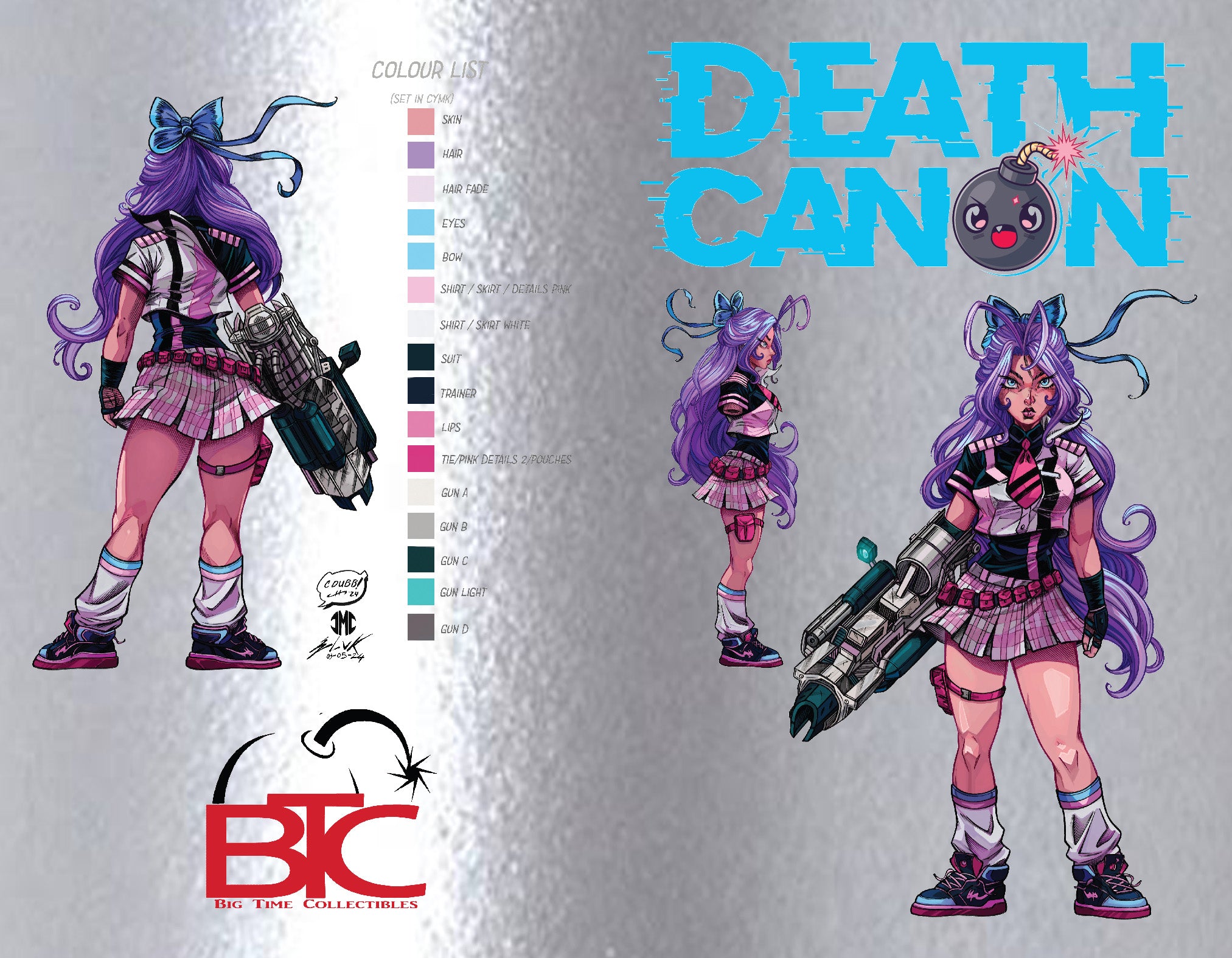 DEATH CANON FANEXPO DALLAS FOIL EXCLUSIVE ASHCAN EDITION (I74)