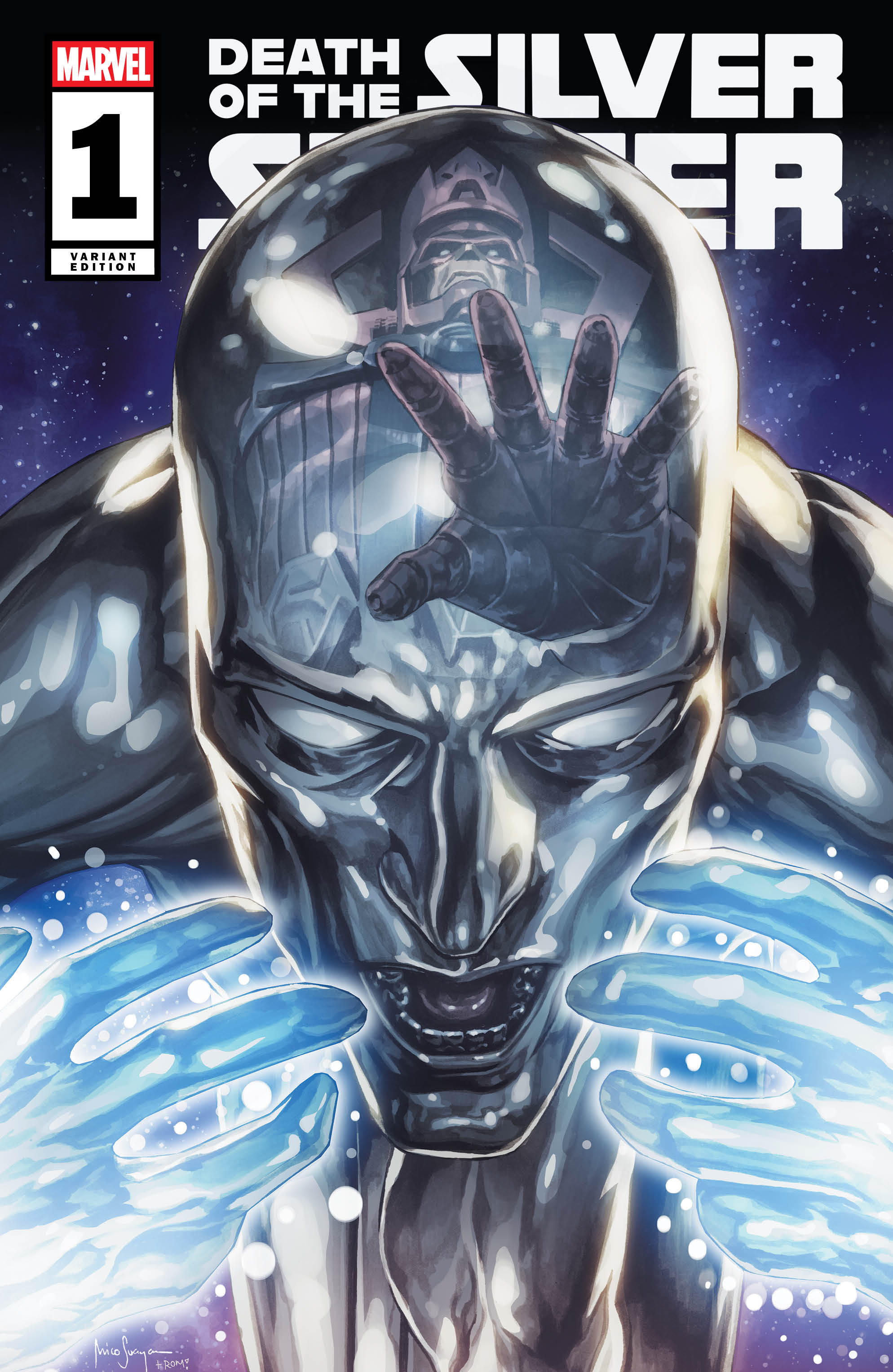DEATH OF THE SILVER SURFER #1 MICO SUAYAN HEROES CON EXCLUSIVE VARIANT COVERS