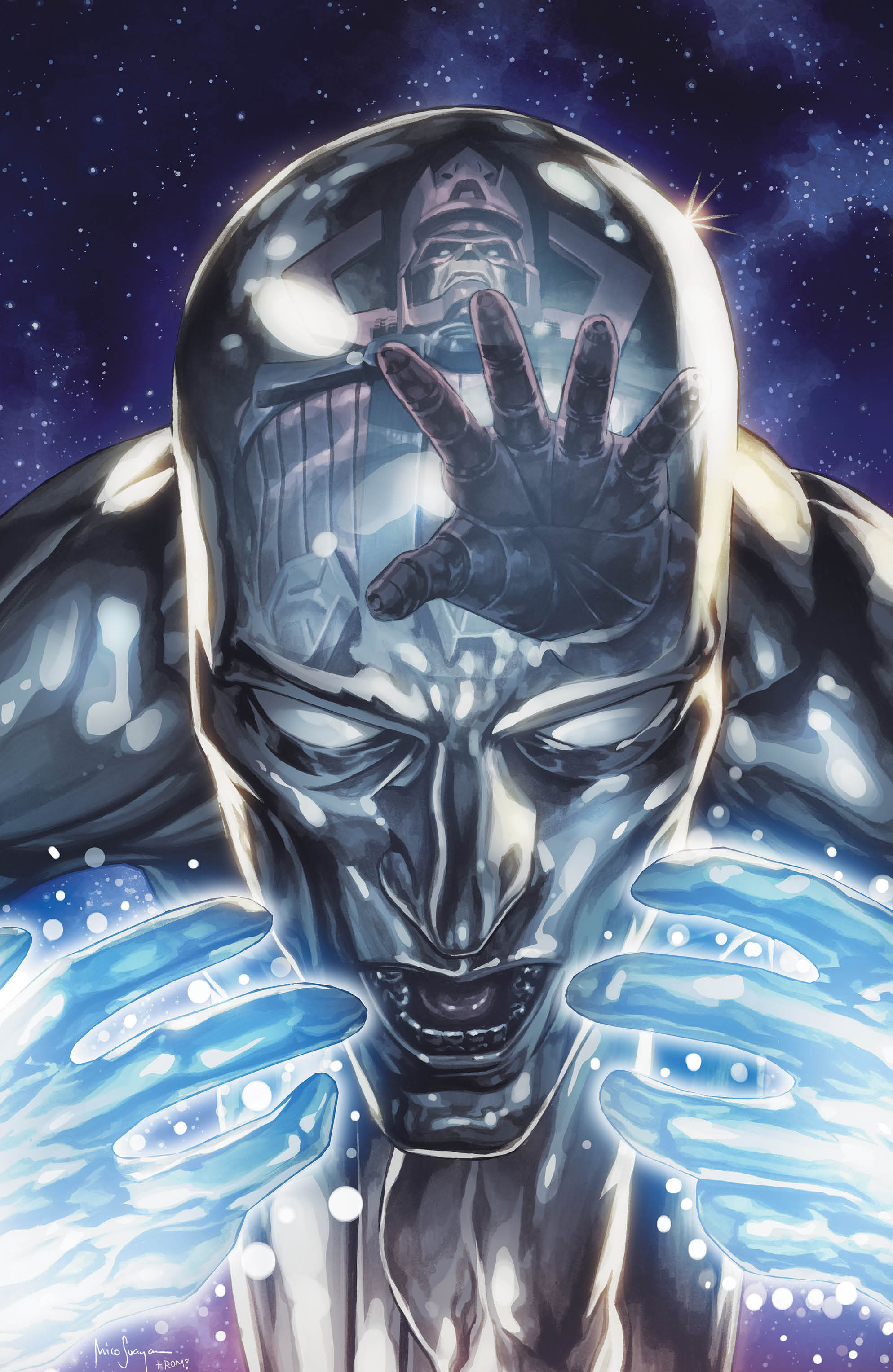 DEATH OF THE SILVER SURFER #1 MICO SUAYAN HEROES CON EXCLUSIVE VARIANT COVERS