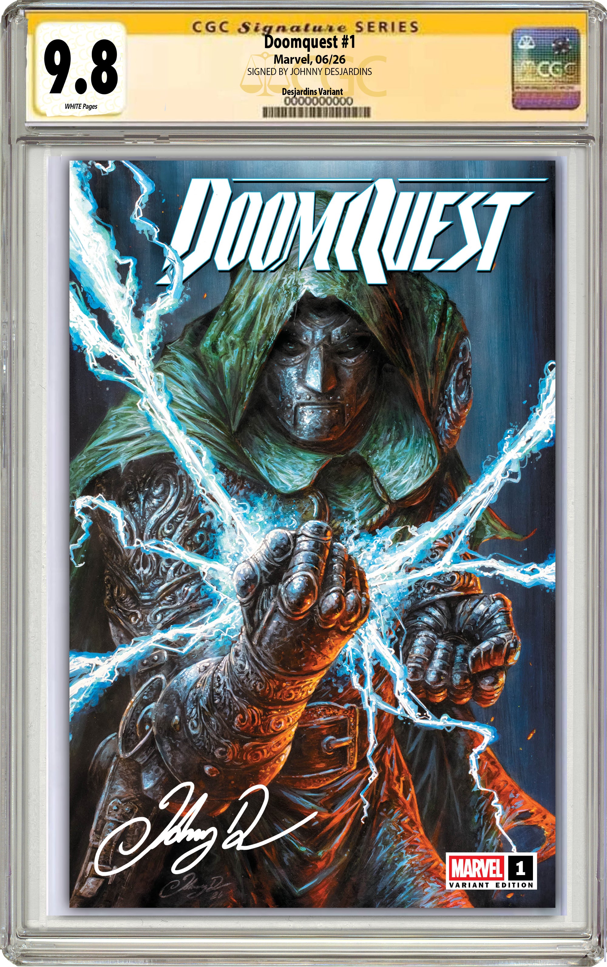 DOOMQUEST #1 JOHNNY DESJARDINS HEROES CON EXCLUSIVE VARIANT COVERS
