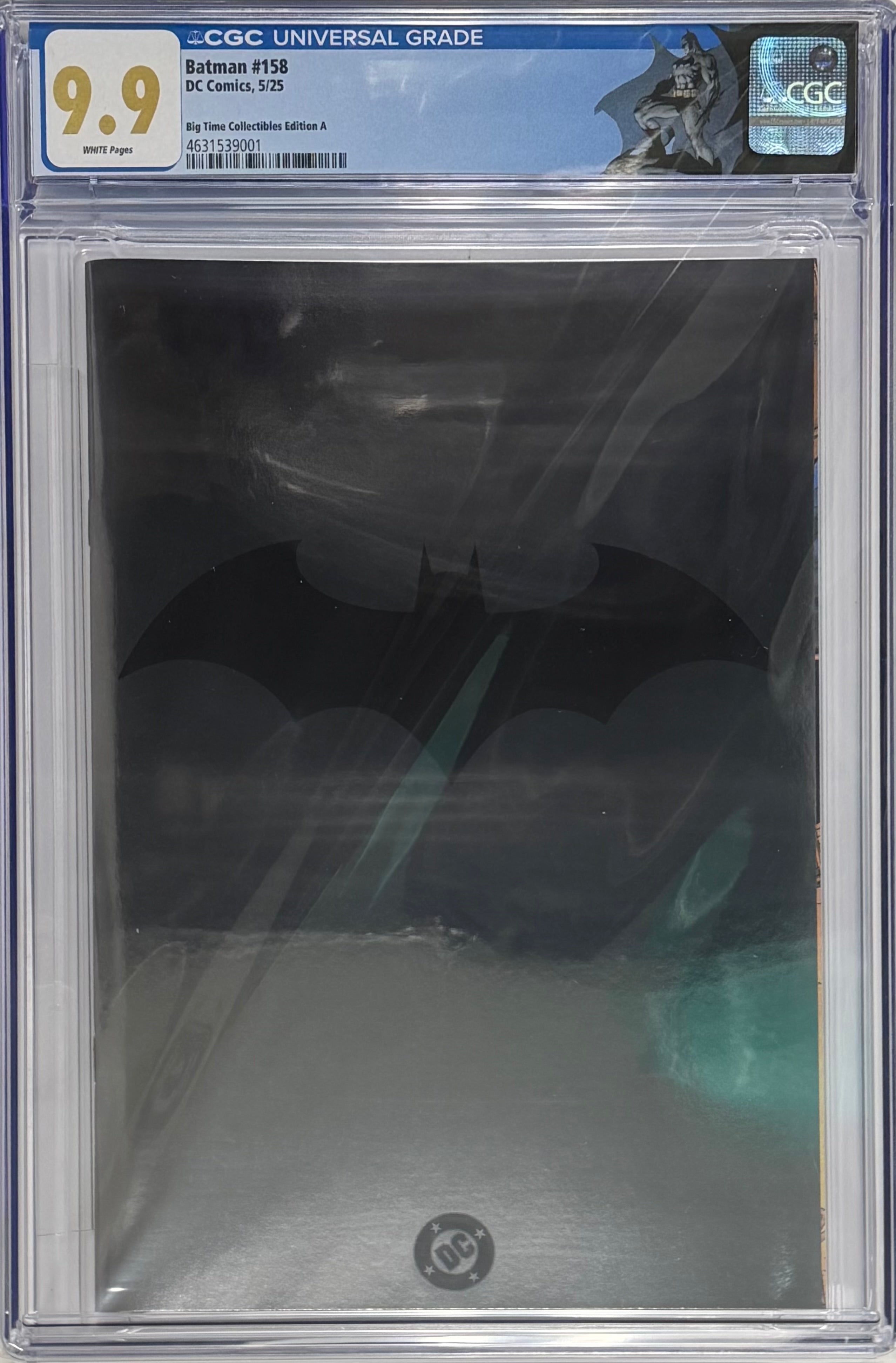 BATMAN #158 HUSH LOGO FOIL EDITION CGC 9.9 MINT (IN STOCK) C58