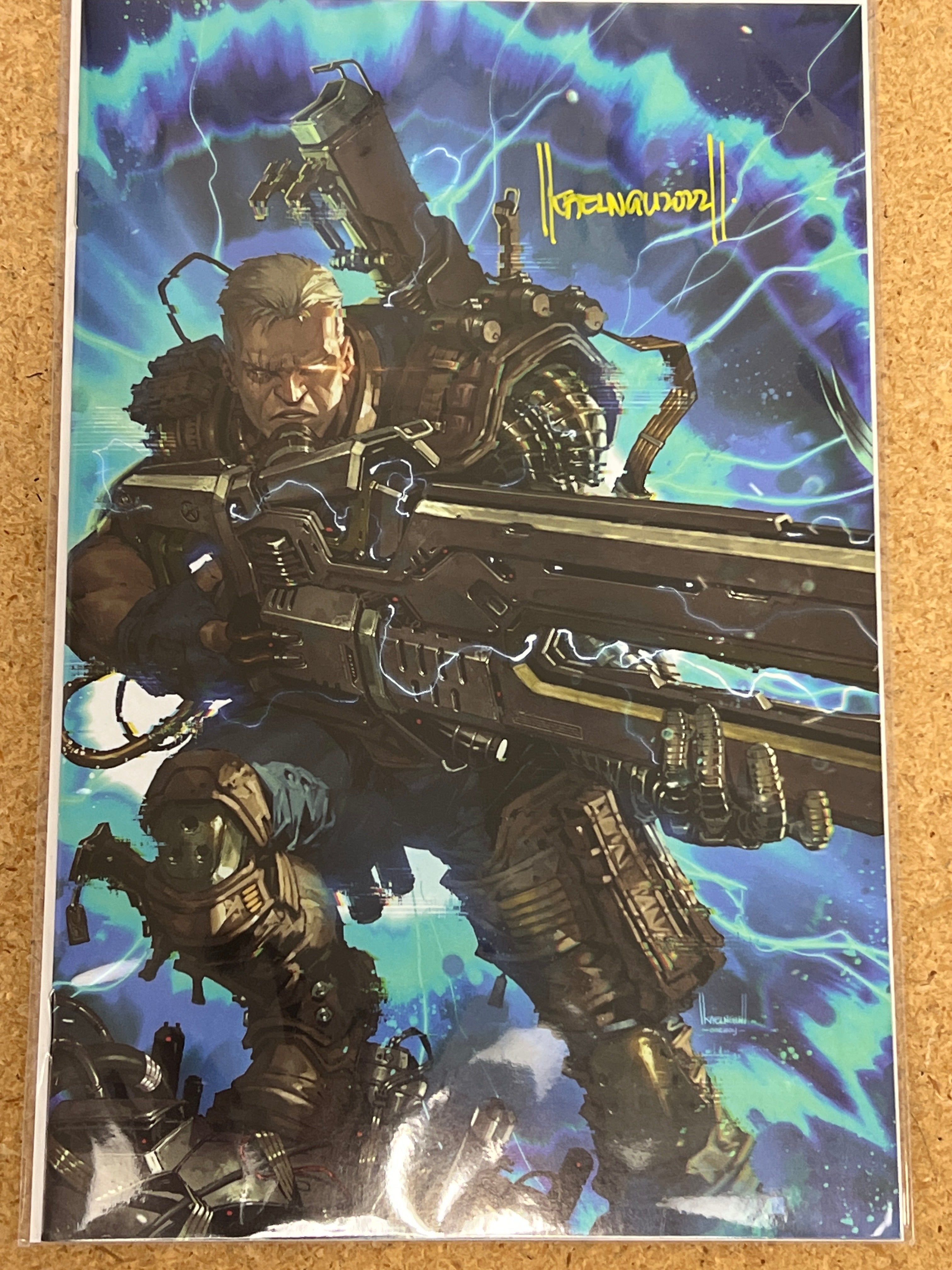 kael gear CABLE #11 VIRGIN VARIANT SIGNED BY KAEL NGU WITH COA (SS4)