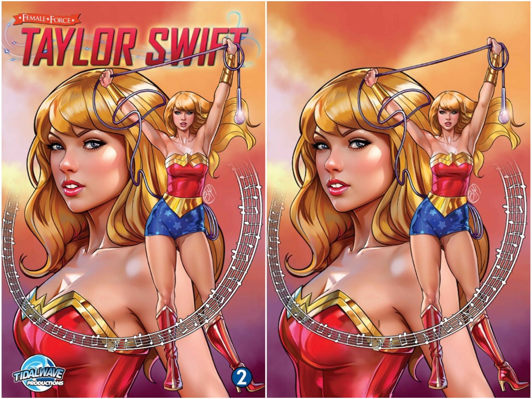FEMALE FORCE: TAYLOR SWIFT #2 BRIAN MIROGLIO WW VARIANT OPTIONS