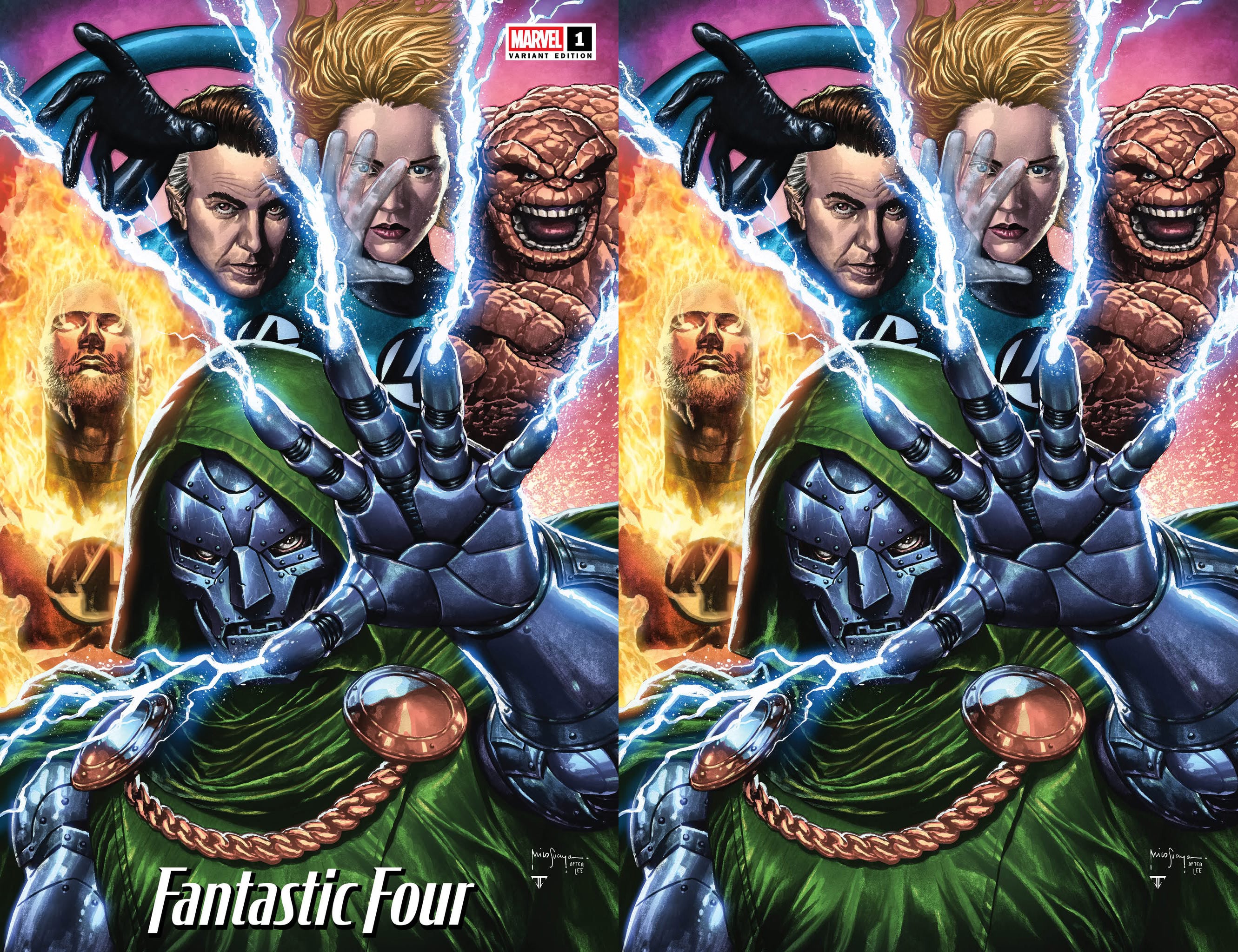 FANTASTIC FOUR #1 MICO SUAYAN SDCC EXCLUSIVE VARIANT COVER OPTIONS