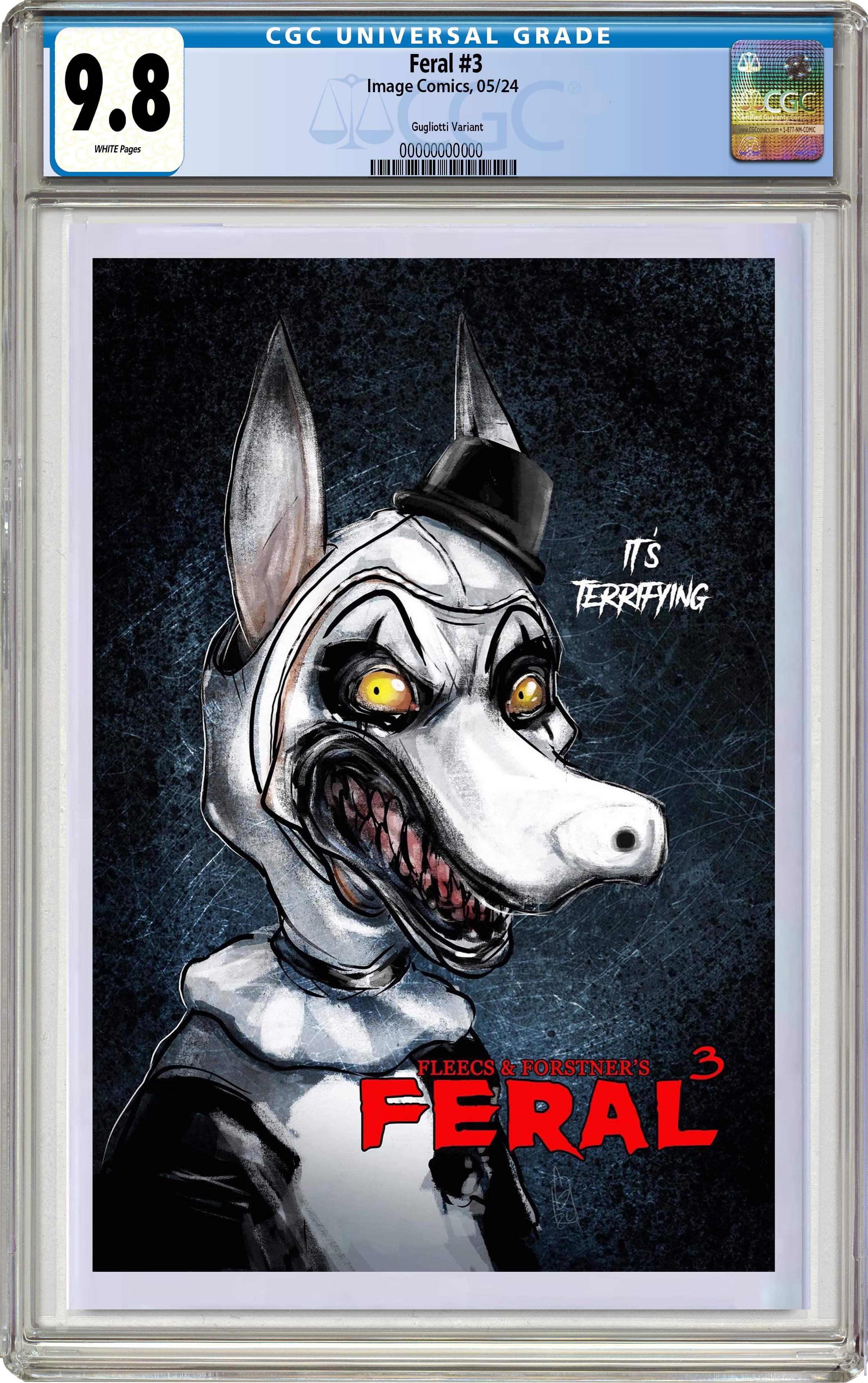 FERAL #3 CHRIS GUGLIOTTI TERRIFIER HOMAGE VARIANT - 5-22-24