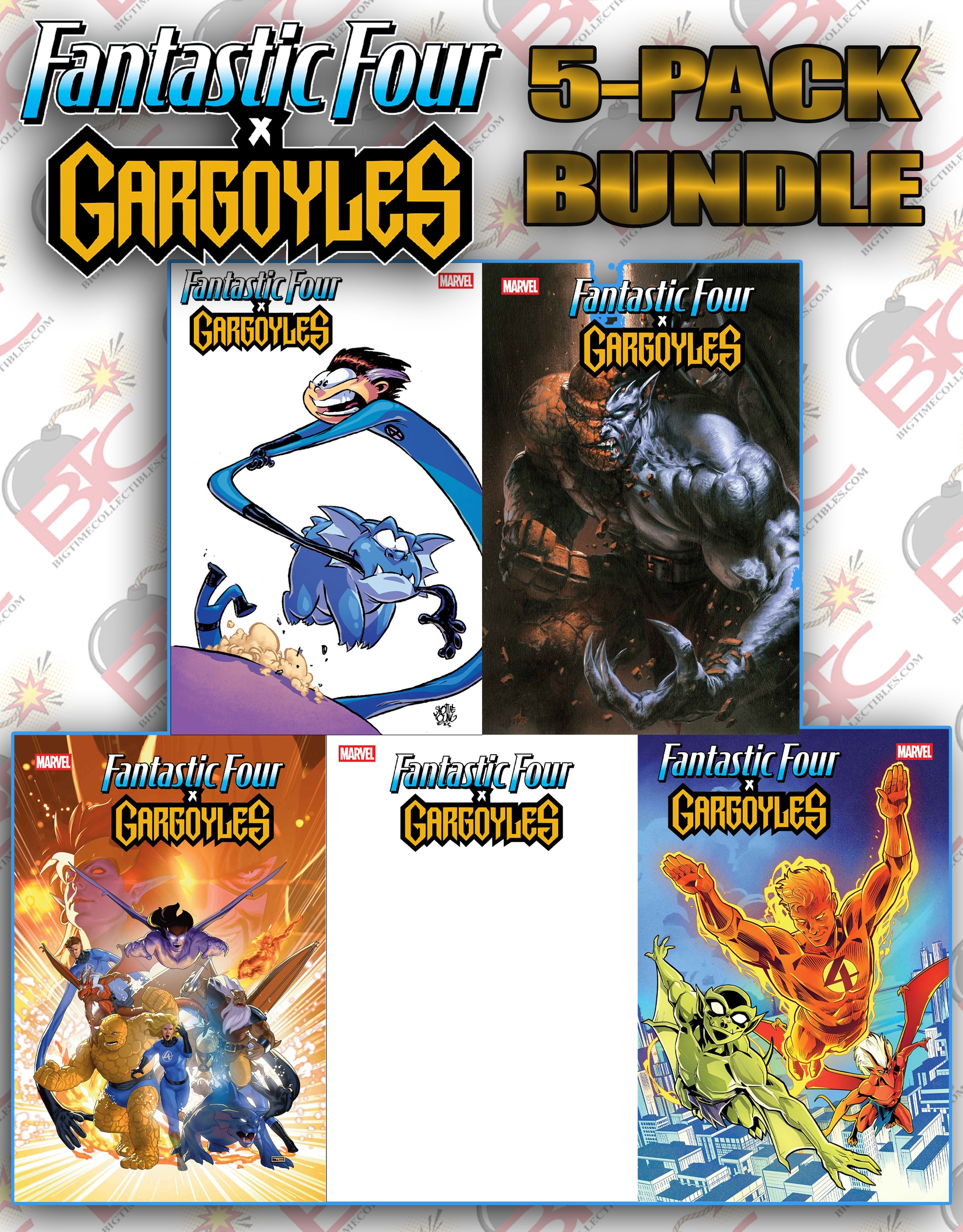 FANTASTIC FOUR/GARGOYLES #1 5-PACK BUNDLE DEAL 10-15-25