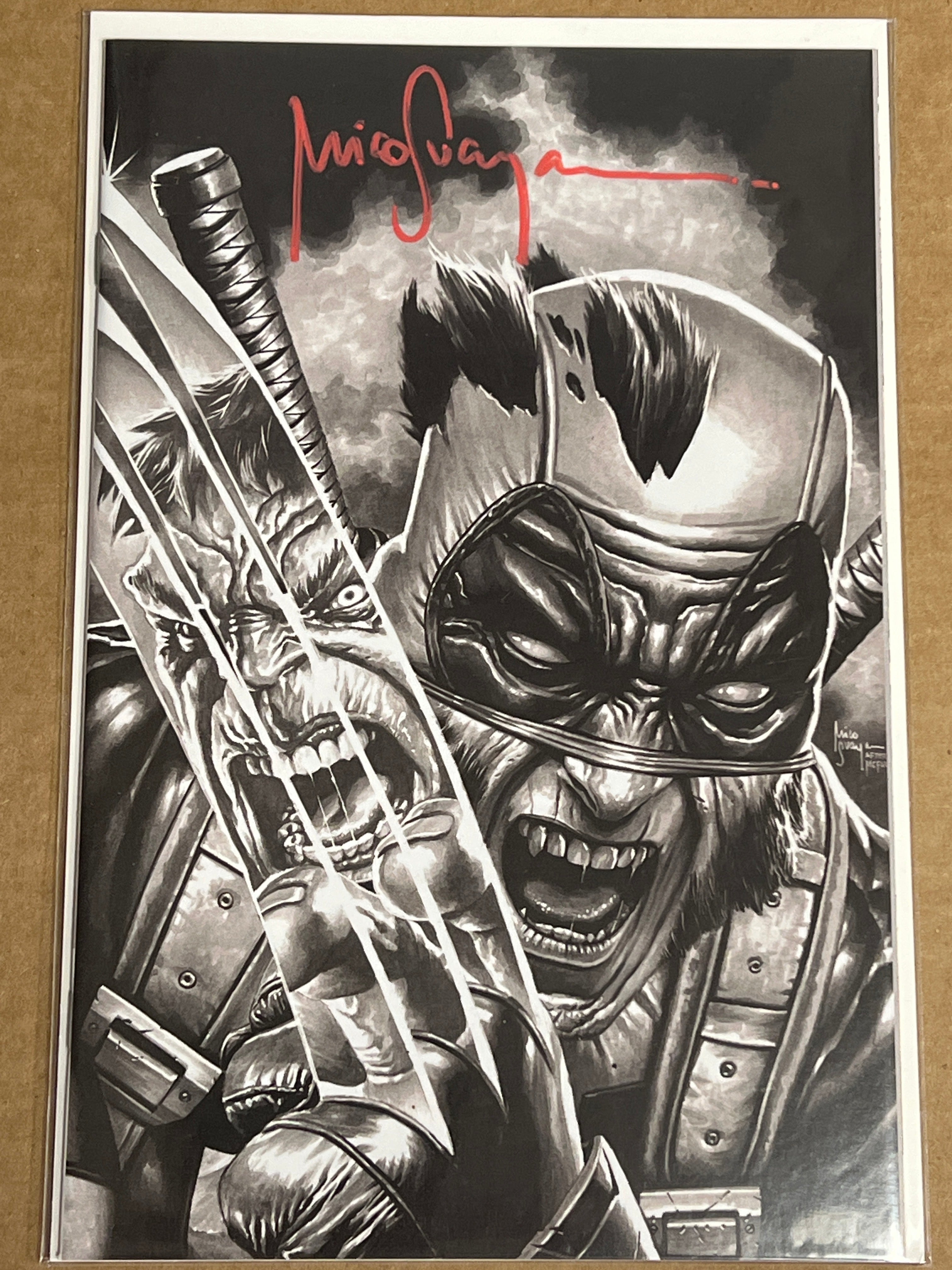 DEADPOOL #4 SKETCH VARIANT SIGNED BY MICO SUAYAN WITH COA(SS7)