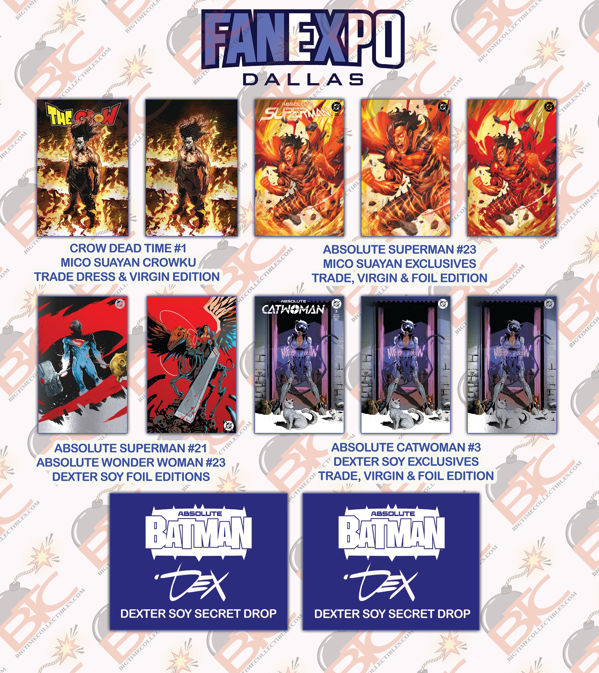 FANEXPO DALLAS 12-PACK BUNDLE LIMITED TO 50 SETS