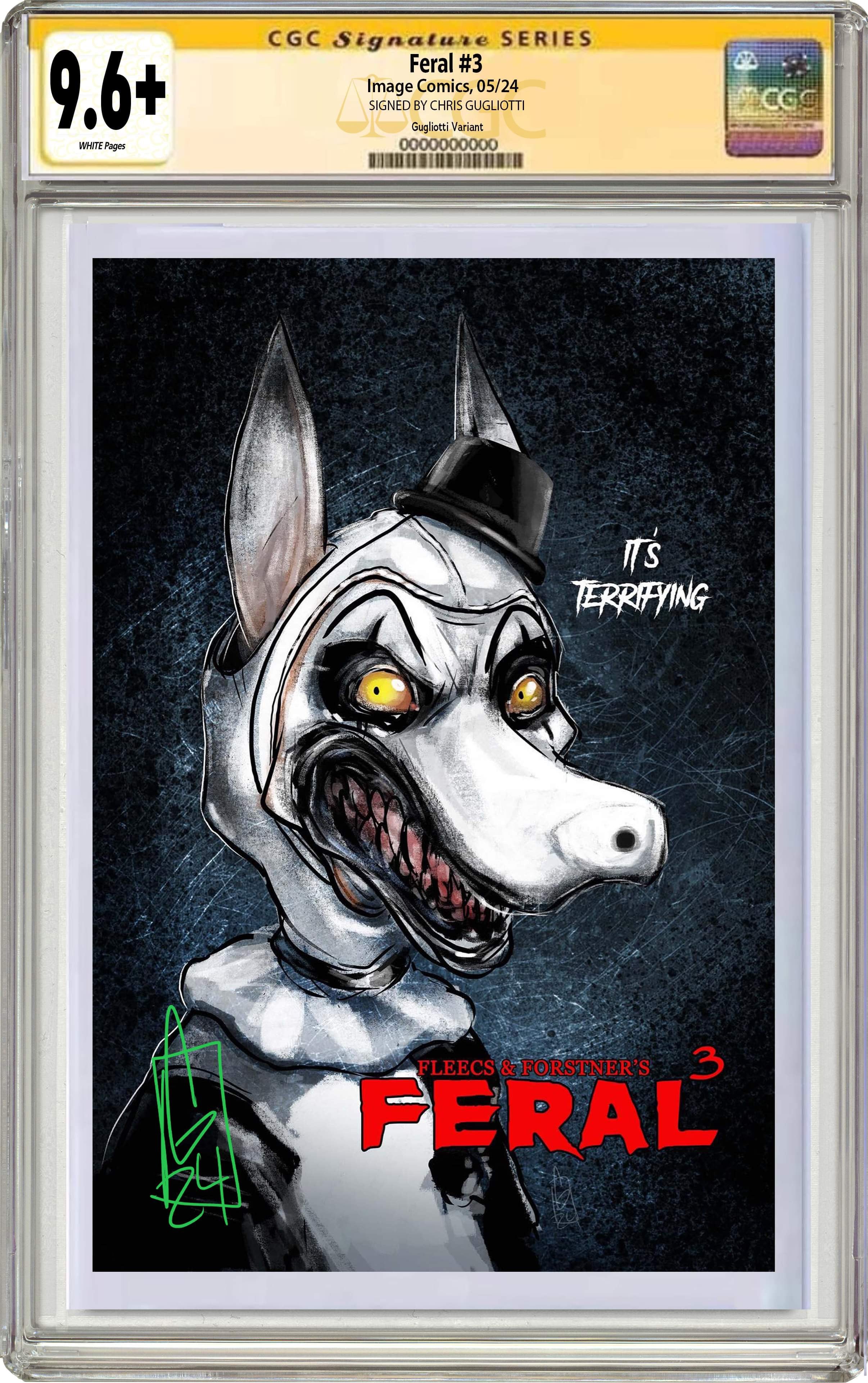 FERAL #3 CHRIS GUGLIOTTI TERRIFIER HOMAGE VARIANT - 5-22-24