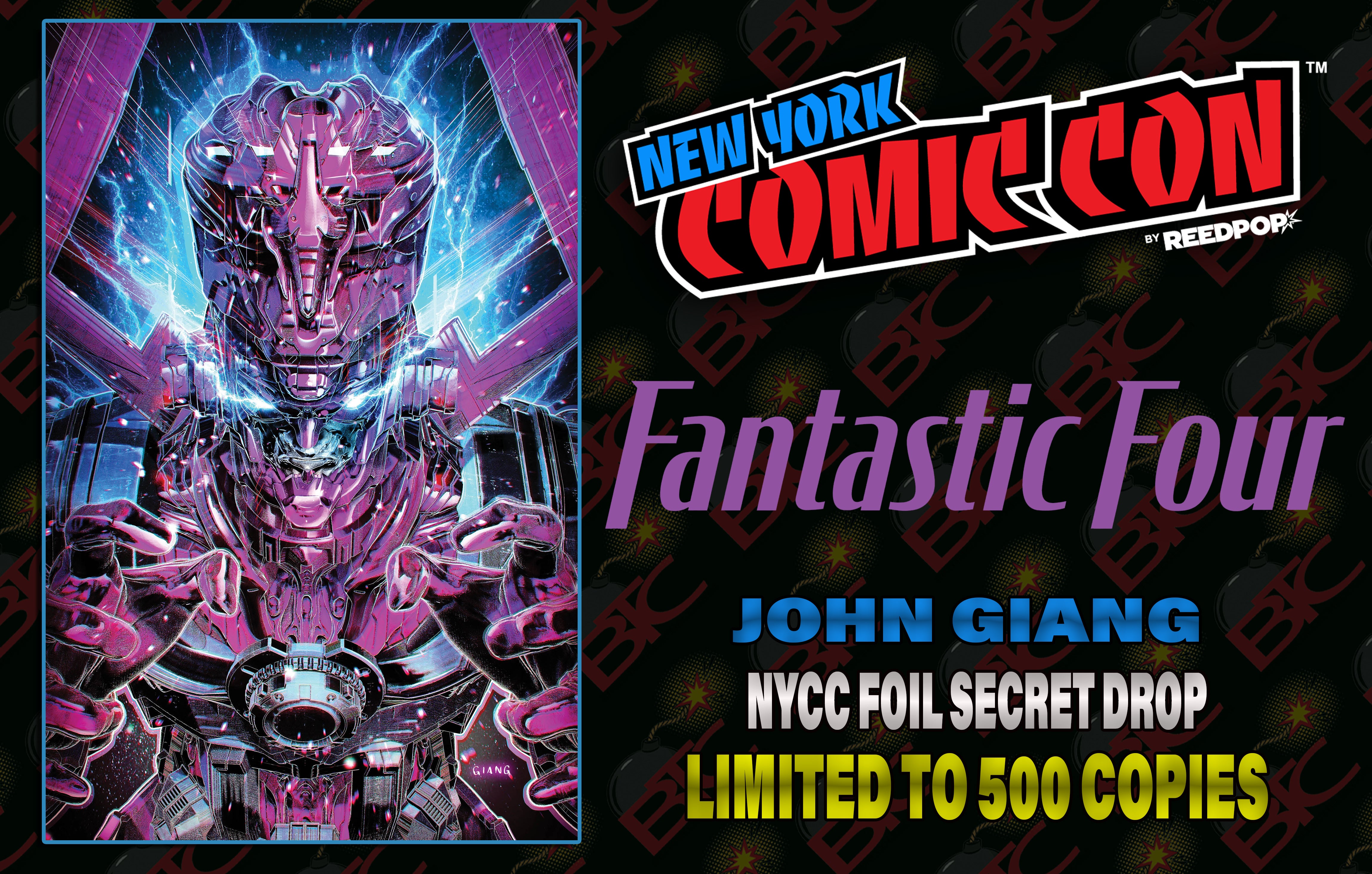 FANTASTIC FOUR #3 JOHN GIANG NYCC EXCLUSIVE FOIL SURPRISE DROP