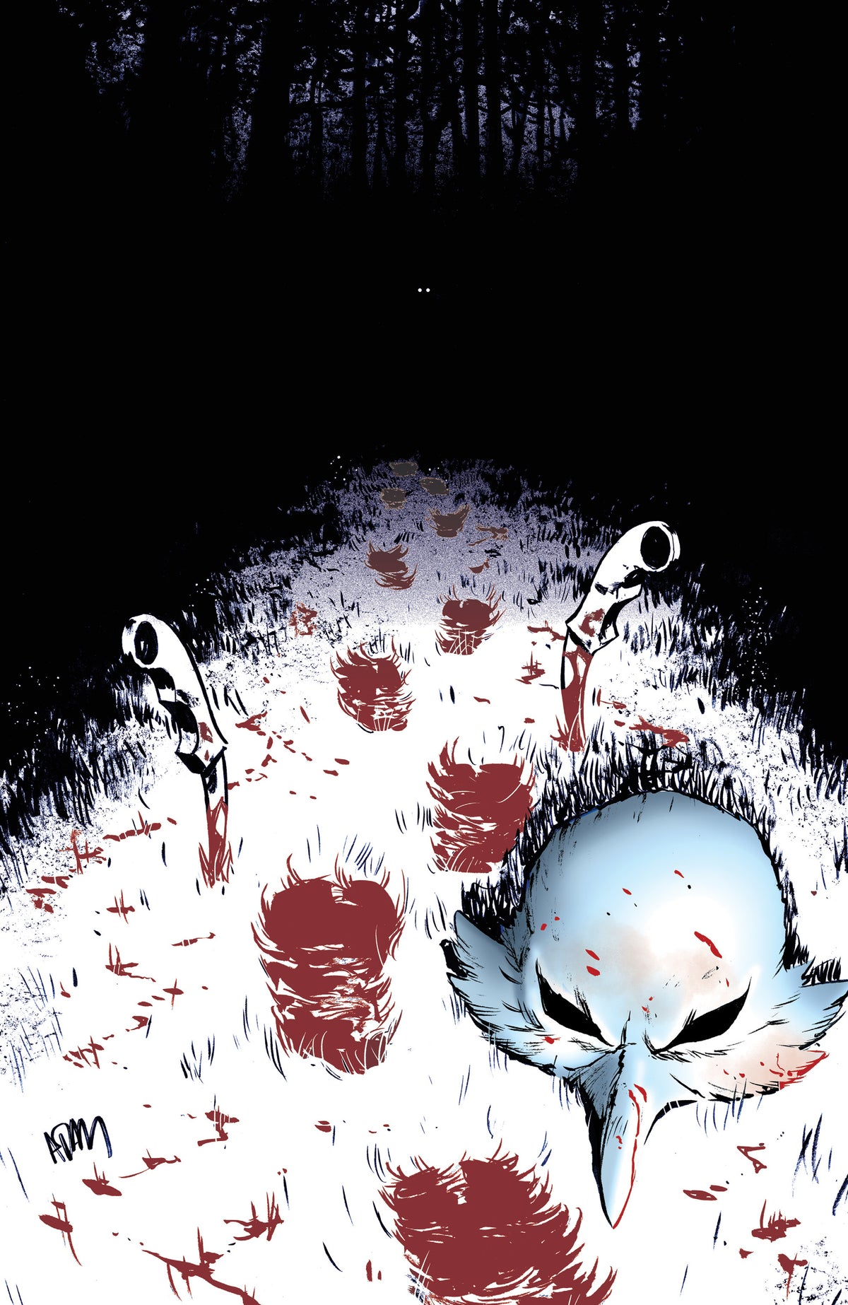 EXQUISITE CORPSES FOX MASK KILLER #1 ADAM GORHAM "EAGLE MASK" NYCC EXCLUSIVE VARIANT COVERS