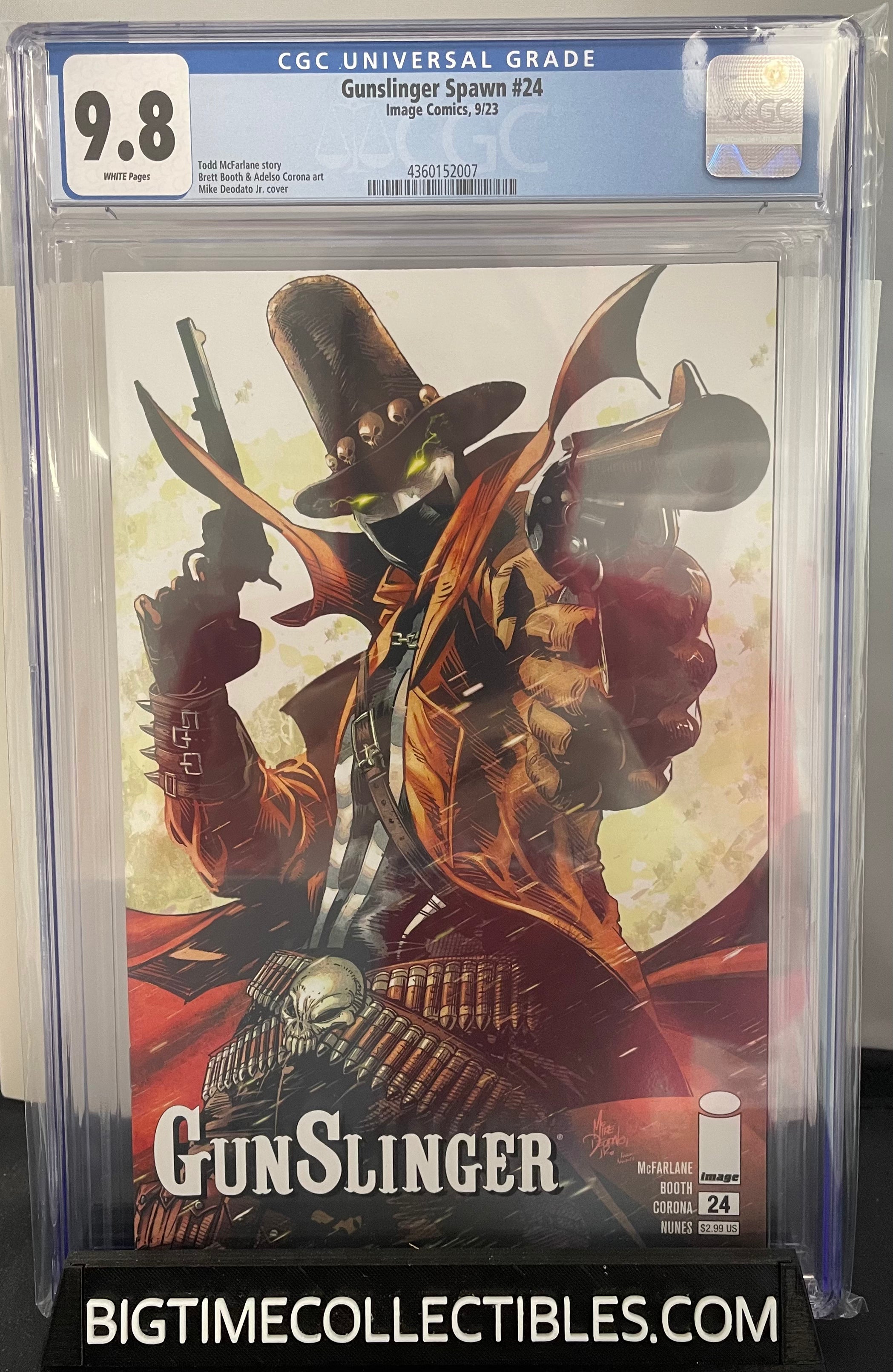 GUNSLINGER SPAWN #24 CVR A MIKE DEODATO CGC 9.8- 09/20/23 (INSTOCK) C22