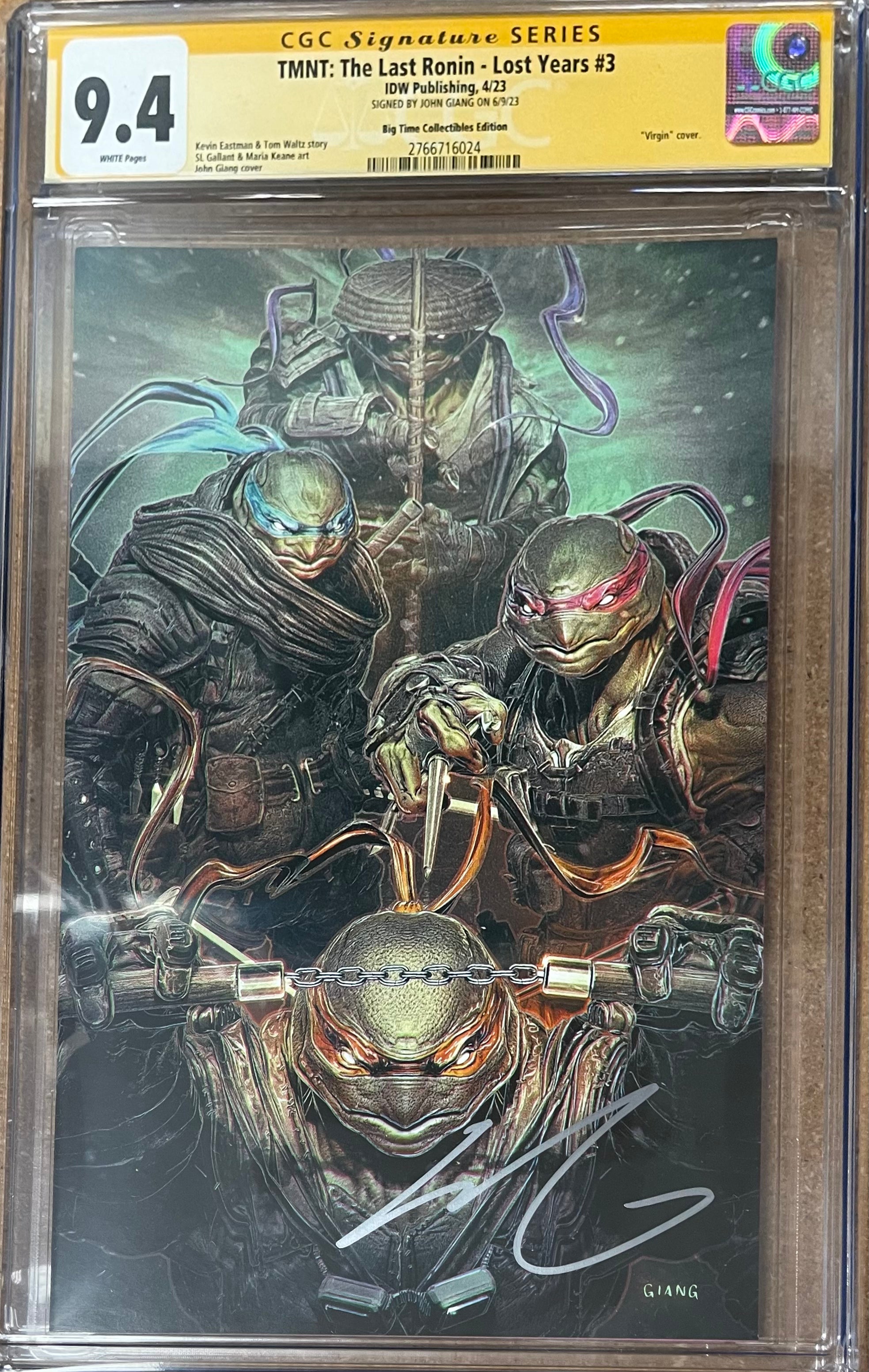TEENAGE MUTANT NINJA TURTLES : THE LAST RONIN - LOST YEARS #3 JOHN GIANG EXCLUSIVE VARIANT COVER (I2)