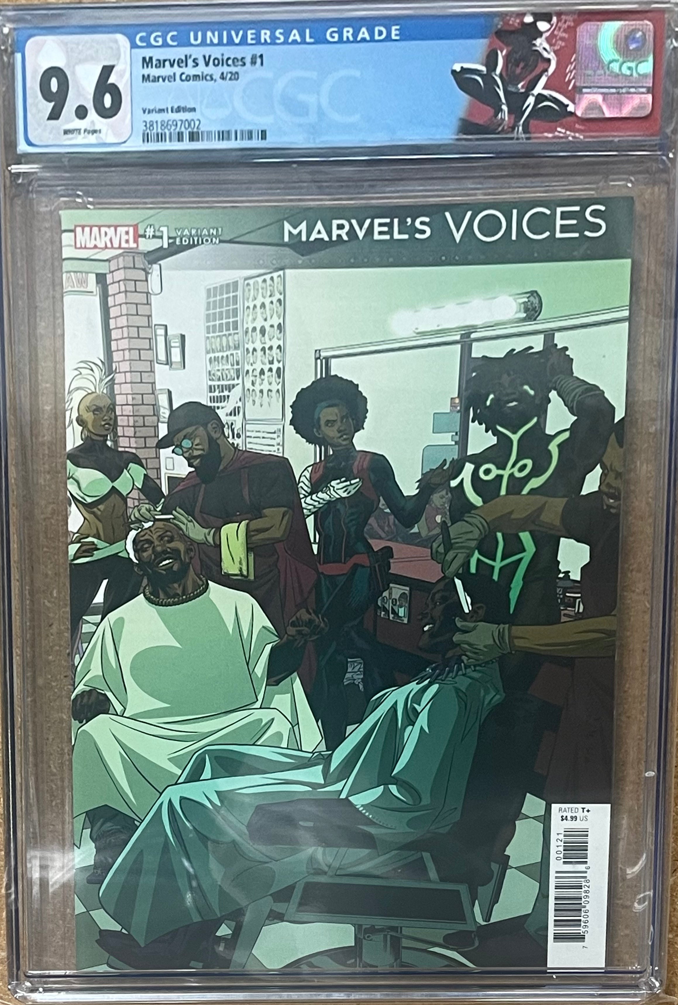 MARVELS VOICES #1 VARIANT EDITION CGC 9.6 (INSTOCK) C3